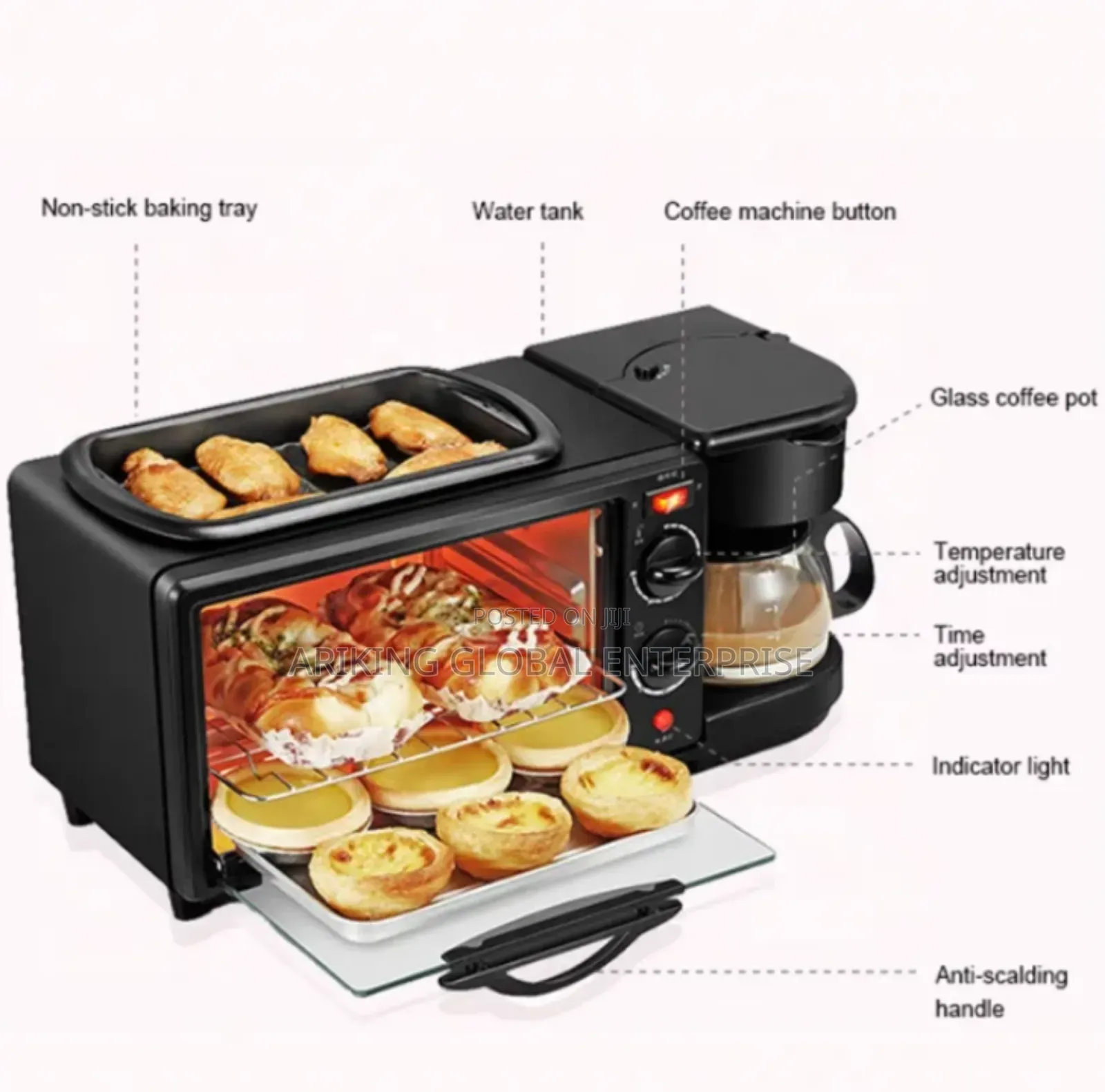 Muilt Functional 3 in 1 Breakfast Maker