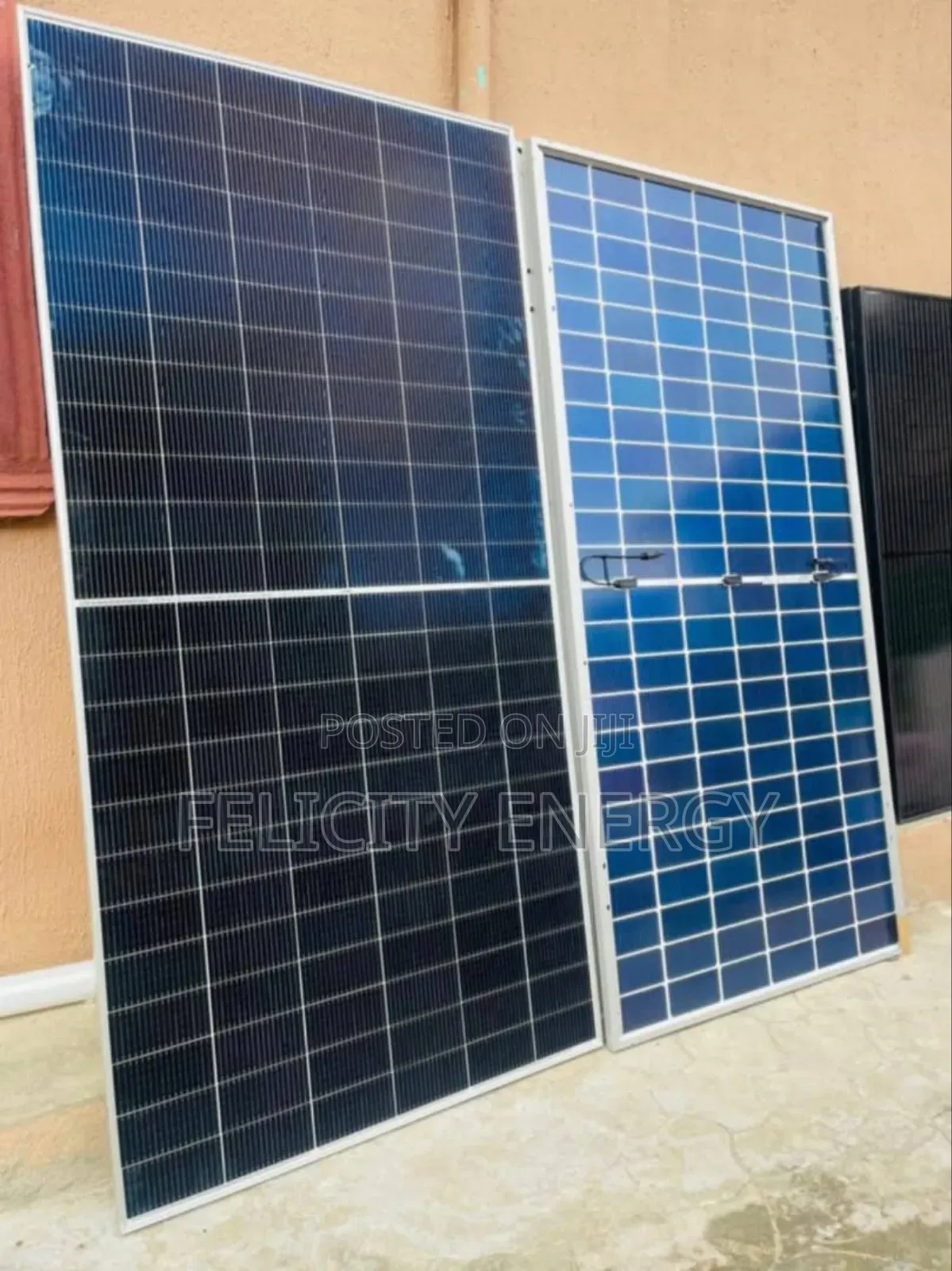 Jinko 650watt Bifacial Solar Panel 144 Cell Halfcut Mono