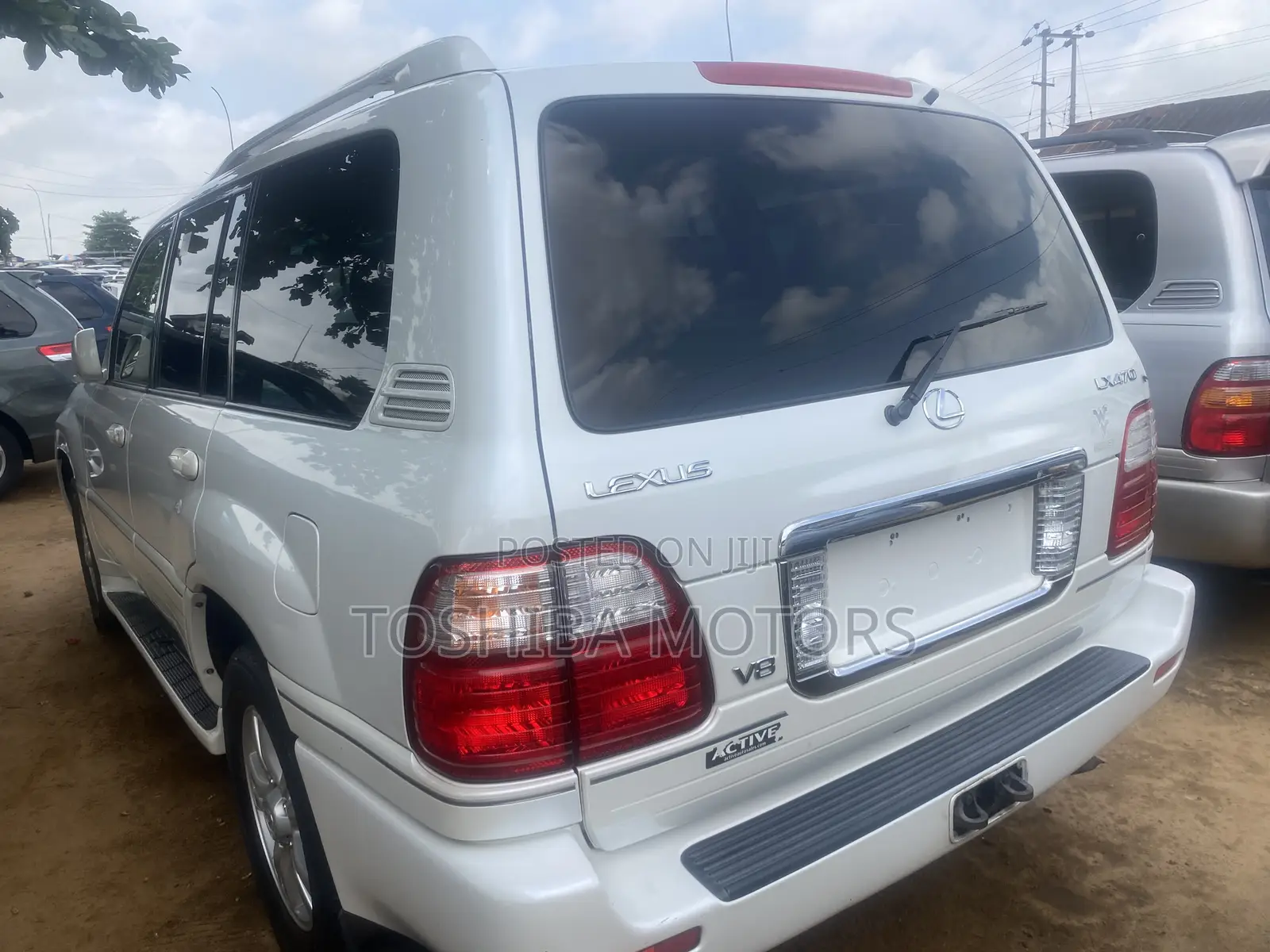 Lexus LX 470 AWD 2005 White