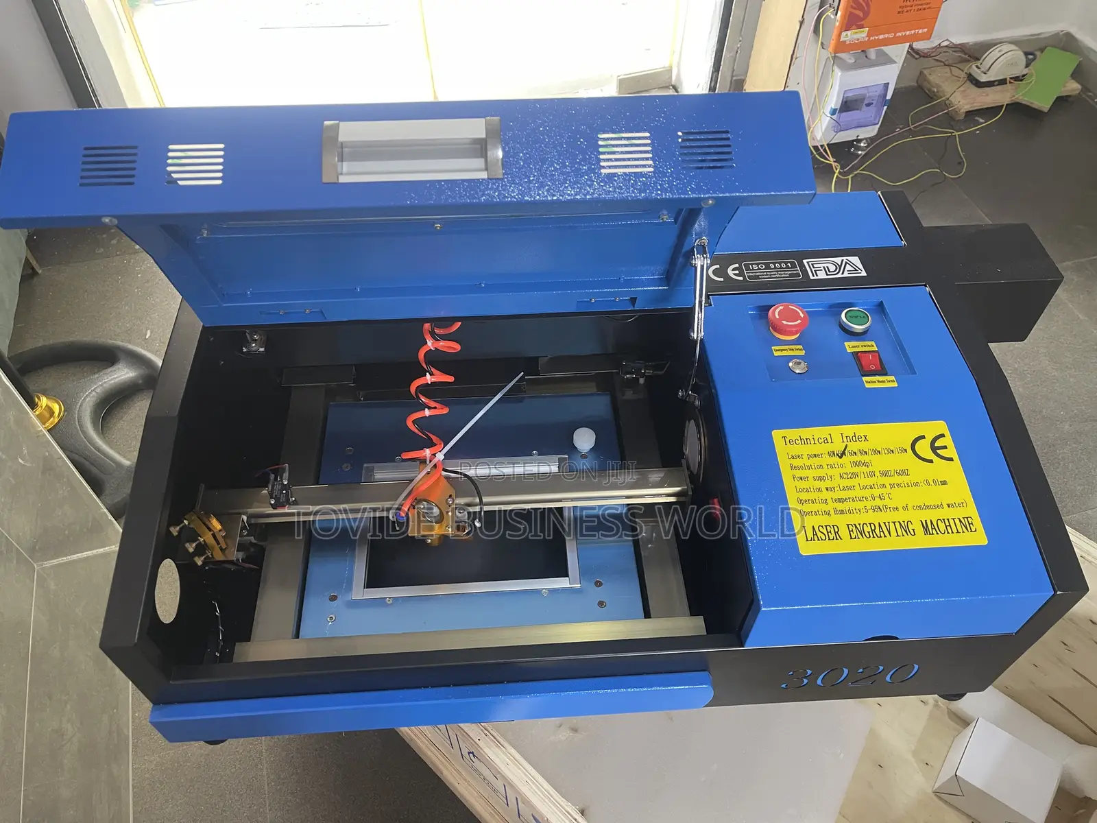 50w Co2 Laser Cutter Engraver – 300mm × 200mm + Free Laptop