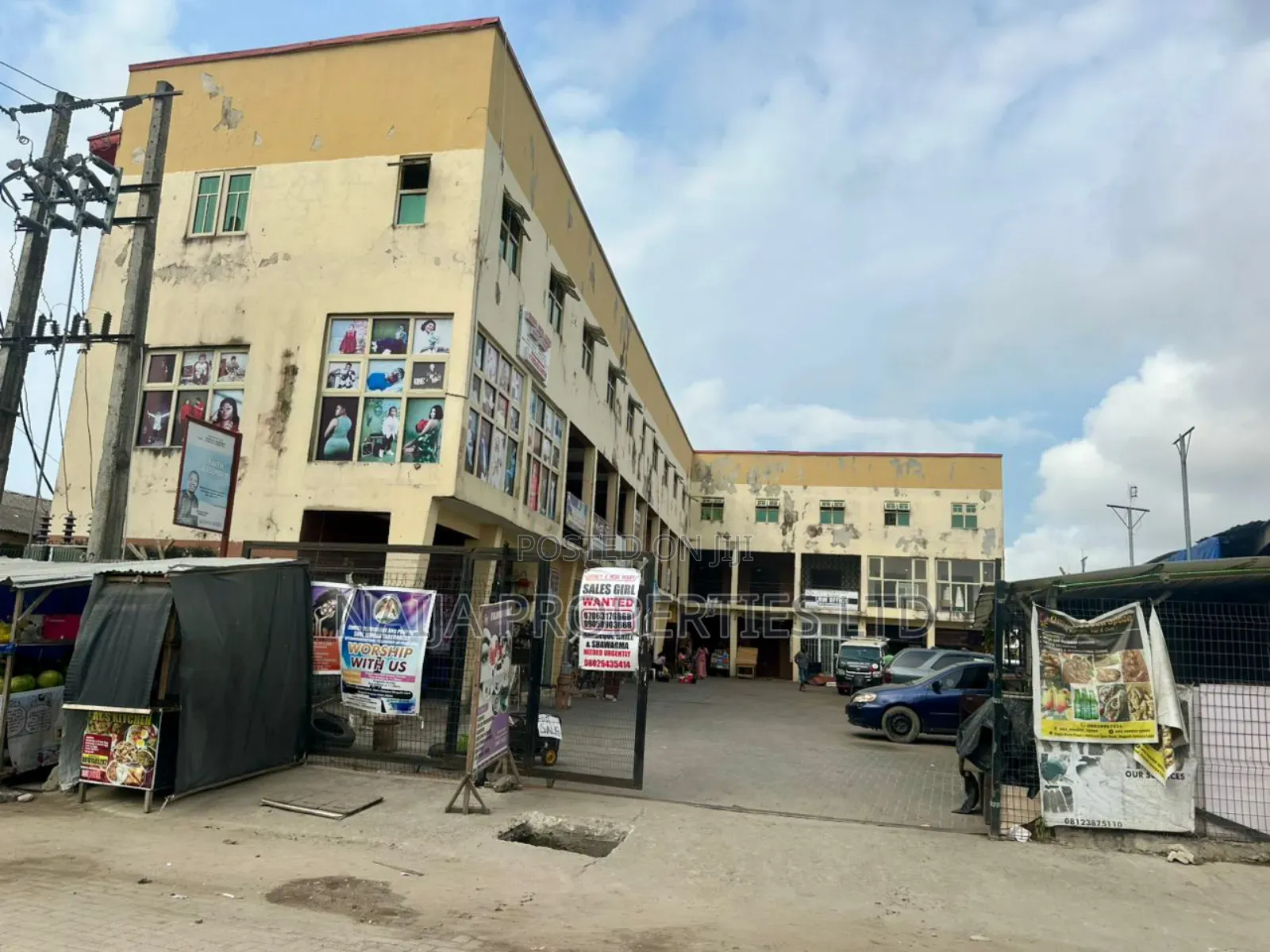 A Shopping Plaza on a Major Rd at Awoyaya, Ajah for Sale