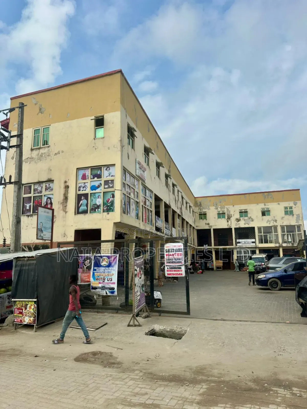 A Shopping Plaza on a Major Rd at Awoyaya, Ajah for Sale