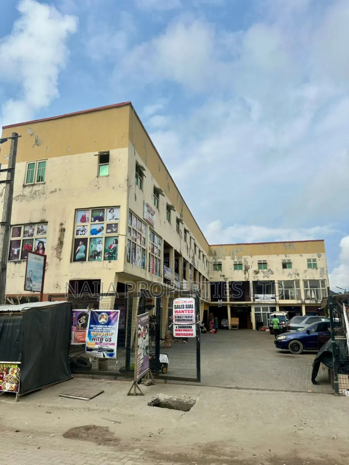 A Shopping Plaza on a Major Rd at Awoyaya, Ajah for Sale