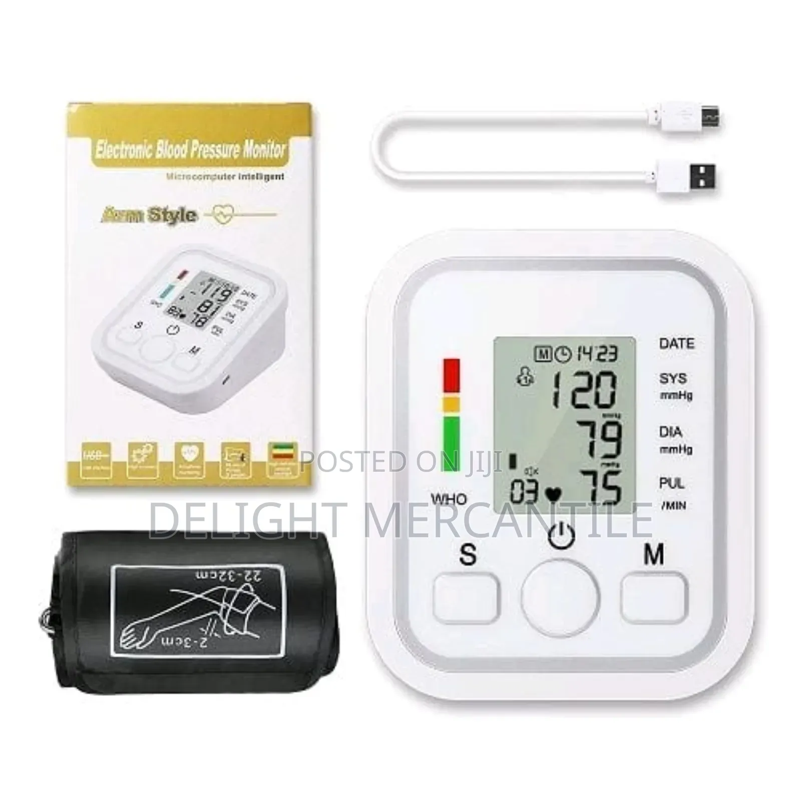 Blood Pressure Monitor Health Monitors Heartbeat Bp Monitors