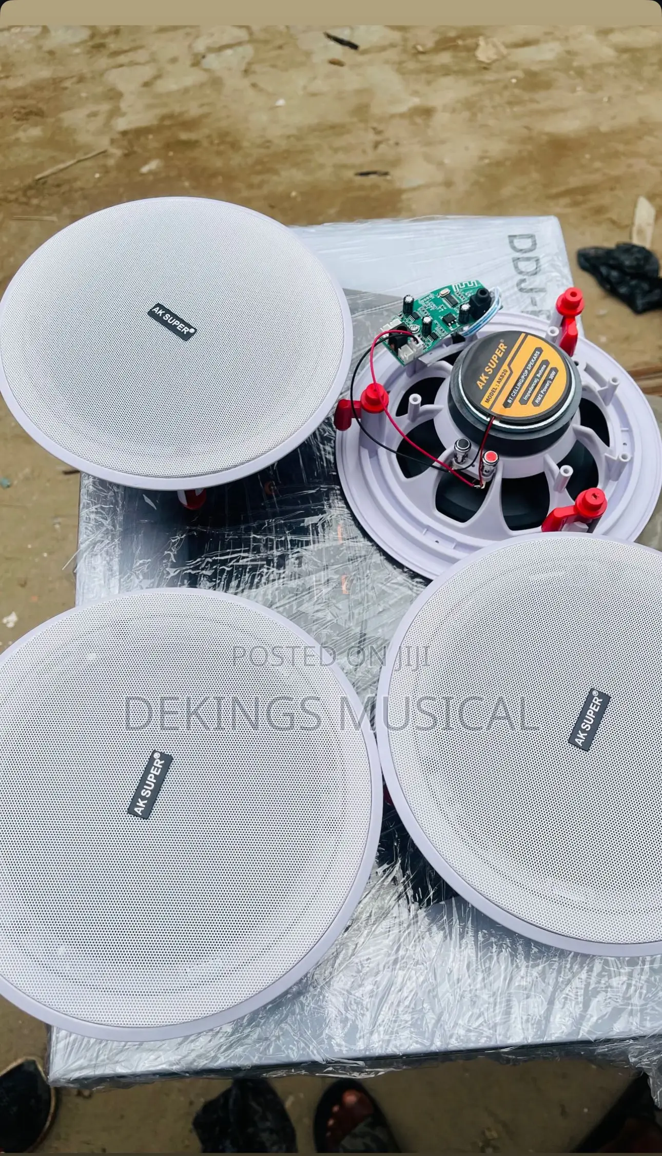 Ak-Super Bluetooth Ceiling/Pop Speaker Ak820 30 Watts