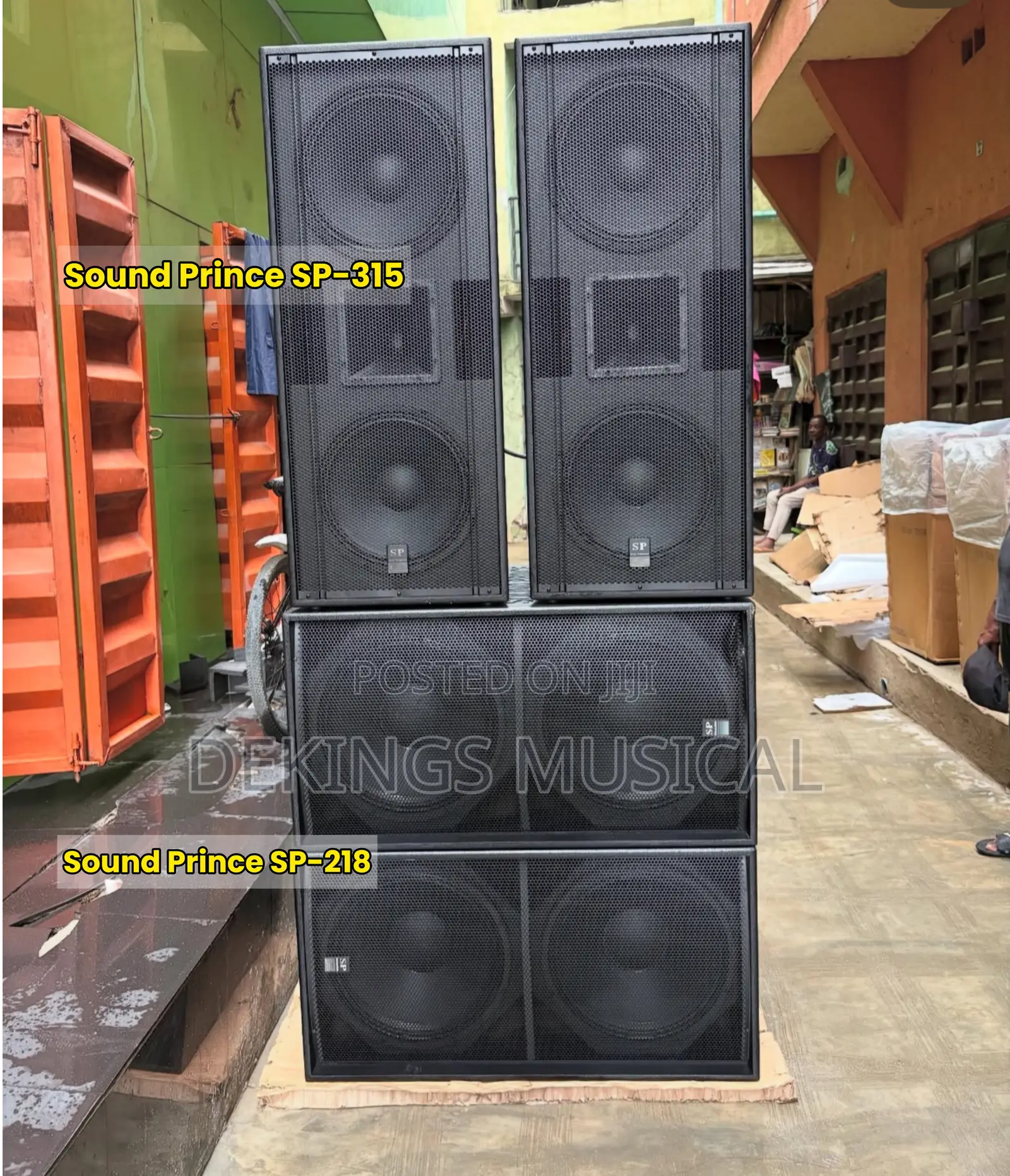 Complete Set of Sound Prince Speakers - Sp315 Sp218