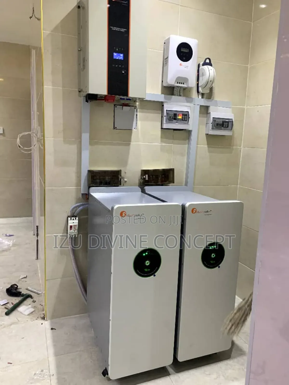 10kva Inverter Setup and 30kwh Lithium Battery Backup