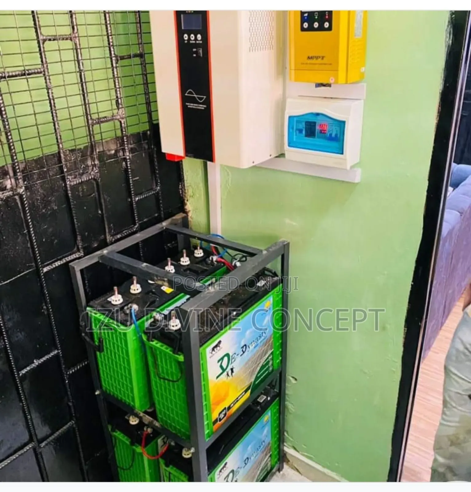 5kva Inverter Setup and 4pcs of 220amps Tubular Batteries Backup