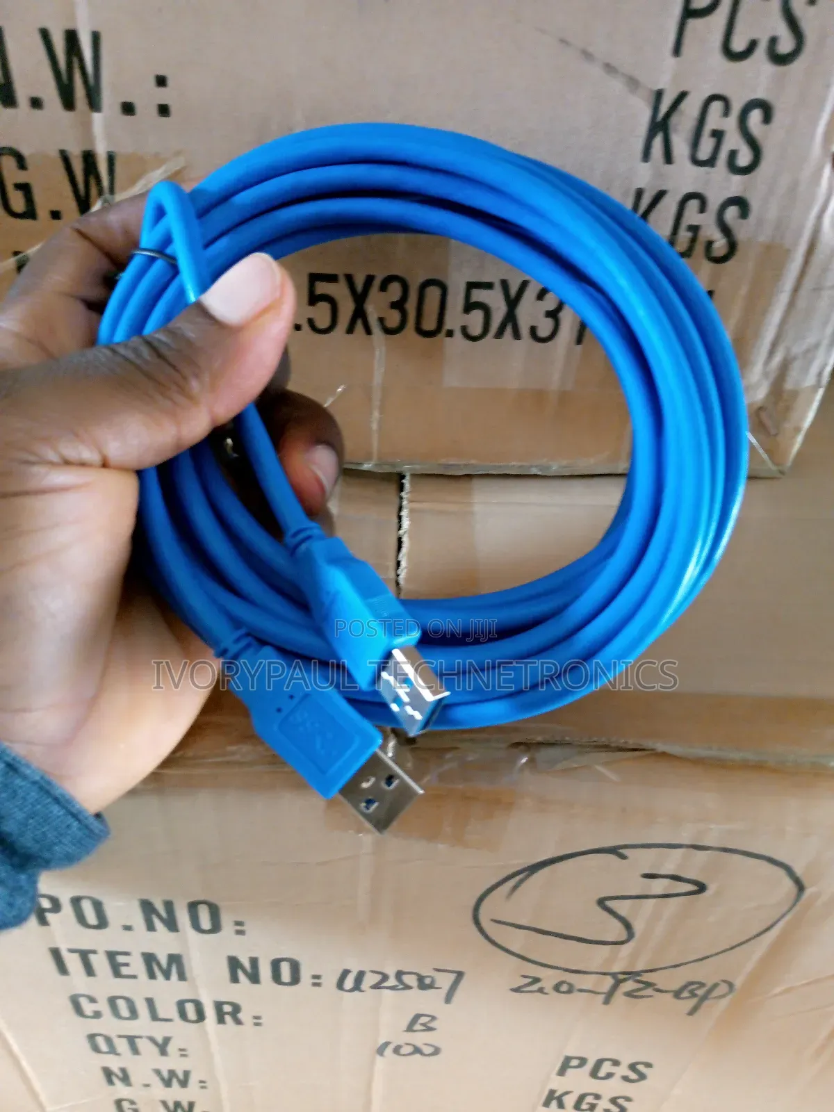 2m Usb Male - Usb Male Extension Cable