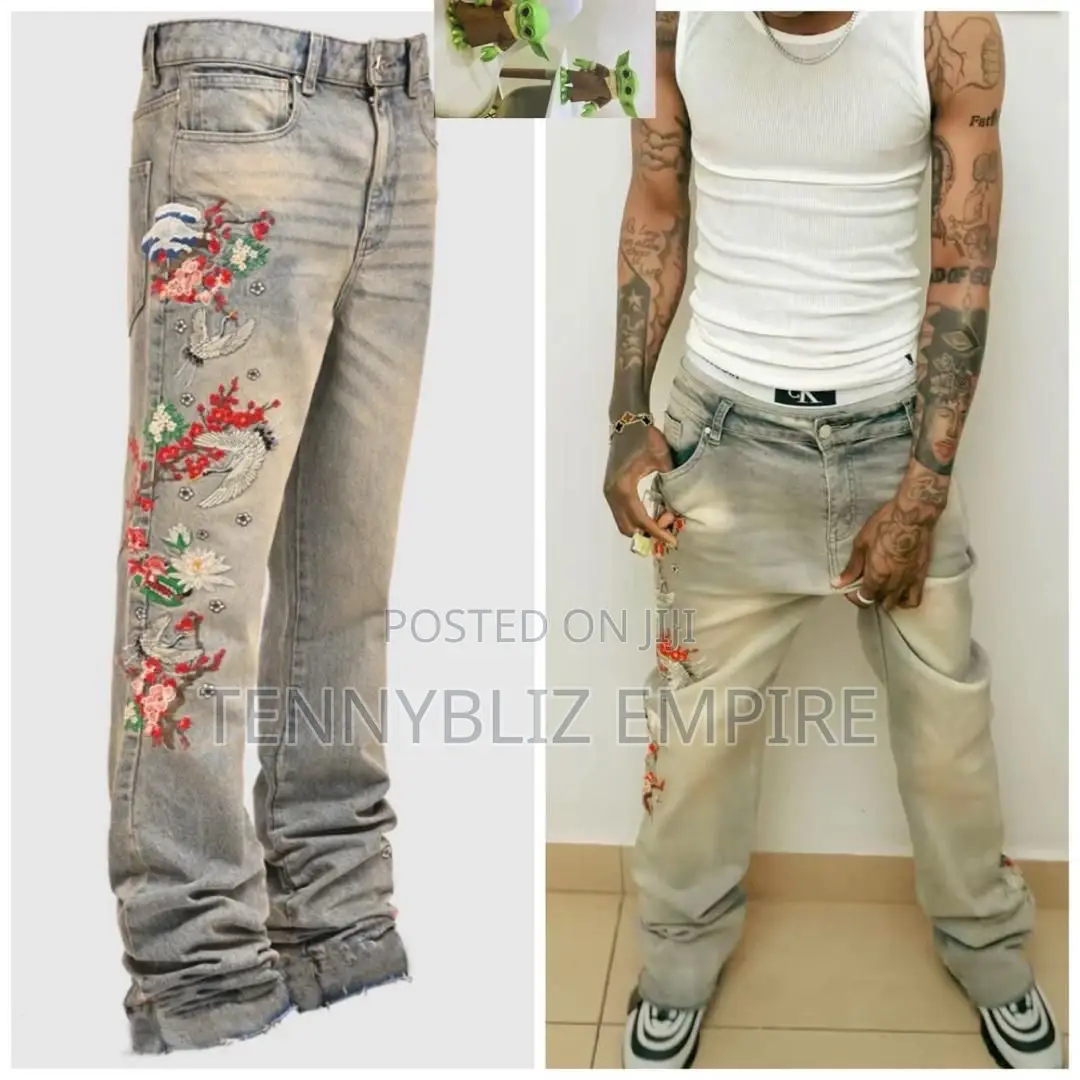 Fresh Luxury Fits: Asake-Inspired Quality Baggy Jeans and More