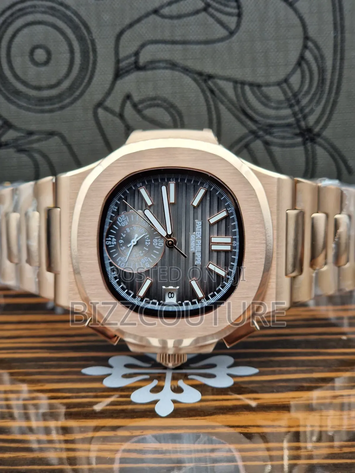 Original Patek Philippe Gold Stainless Steel Calendar Quartz Watch