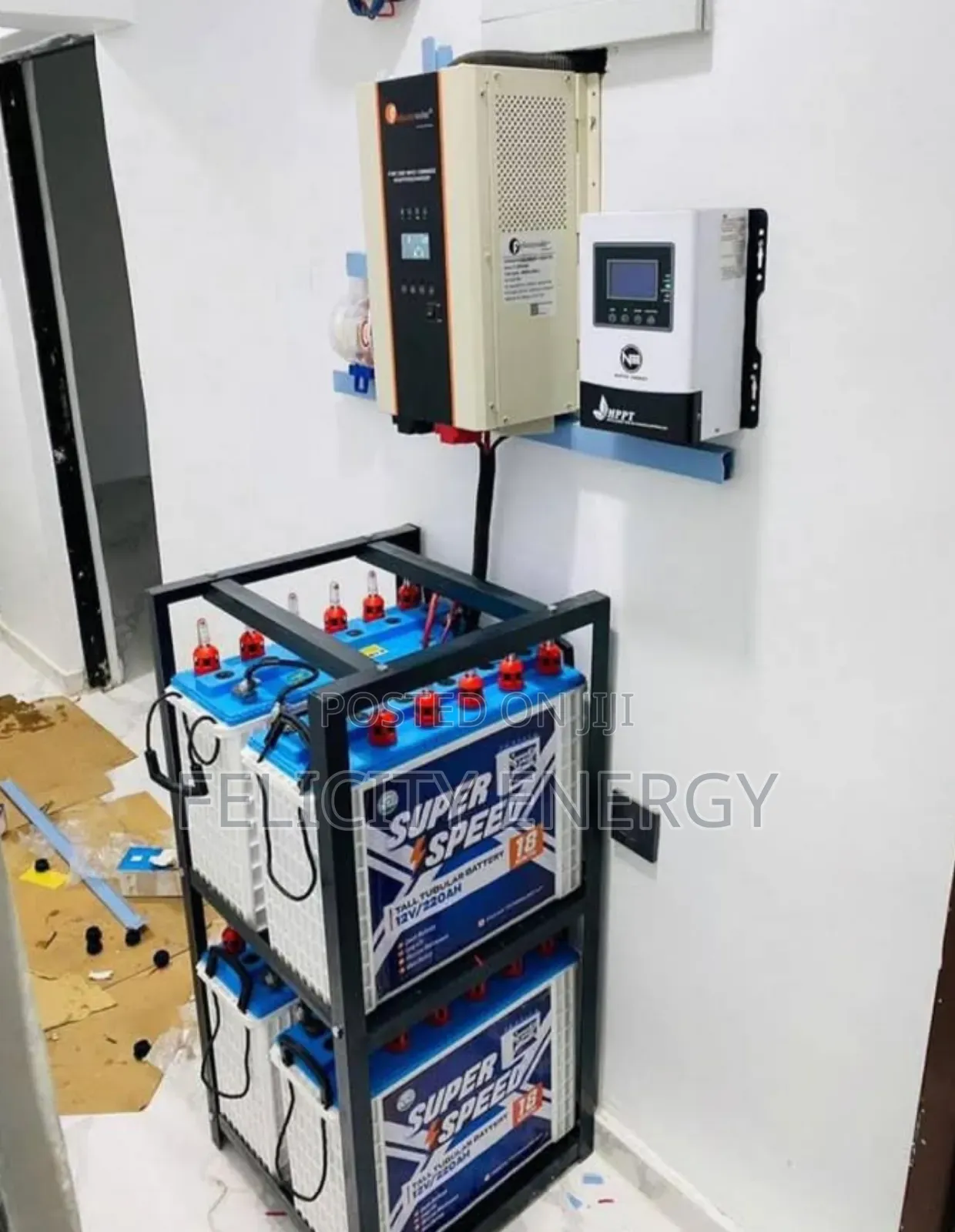 4pcs of Superspeed Tubular Bathery Full Installations