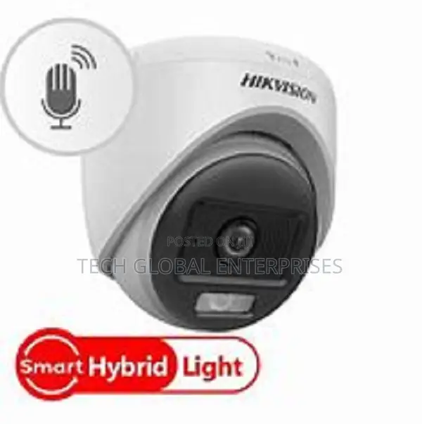 Hikvision 2mp Smart Hybrid Light Audio Camera (Ds-2ce76d0t-Lpfs)