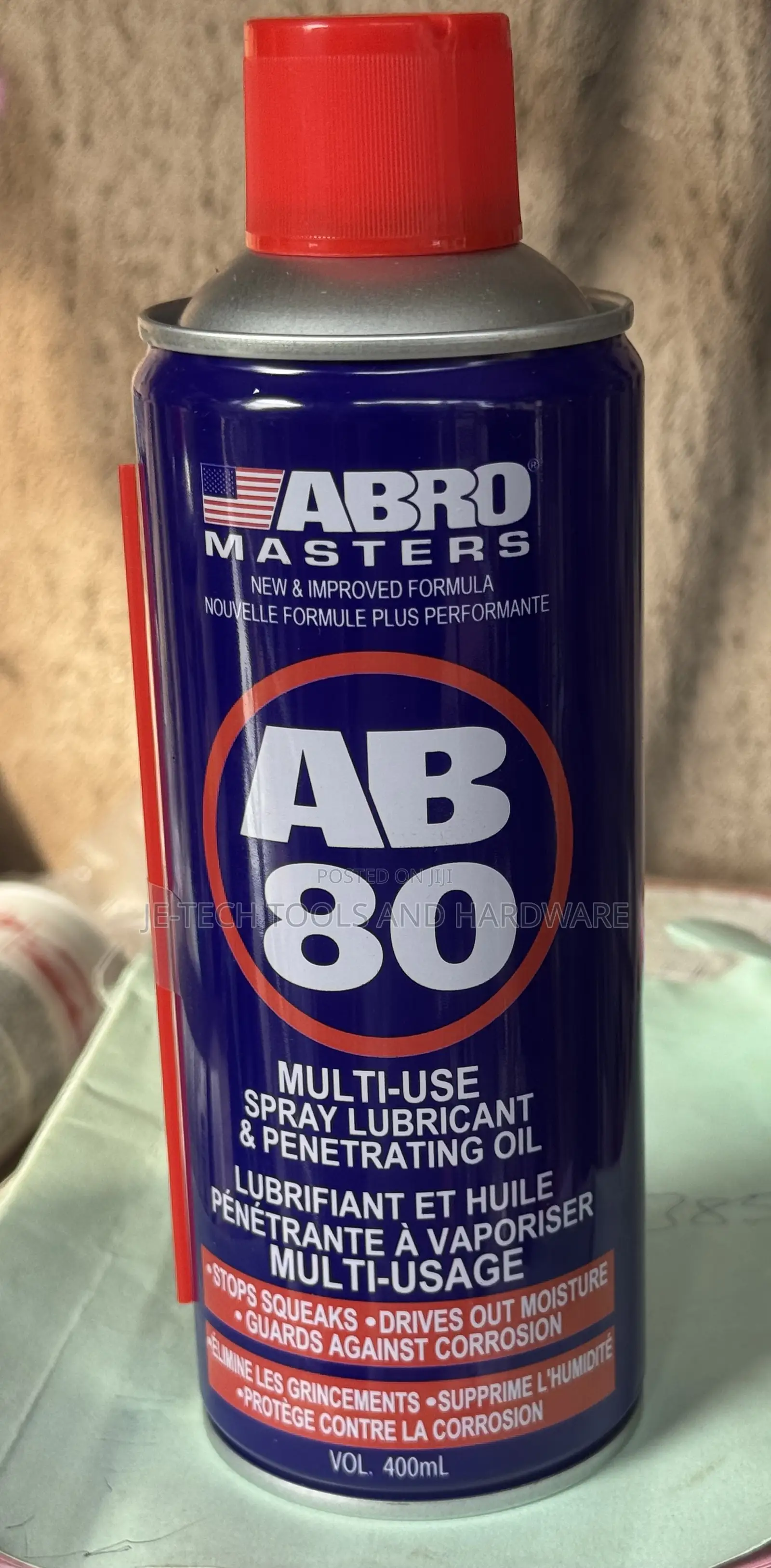 Abro Masters Ab 80 Multi-use Spray Lubricant & Penetrating Oil.