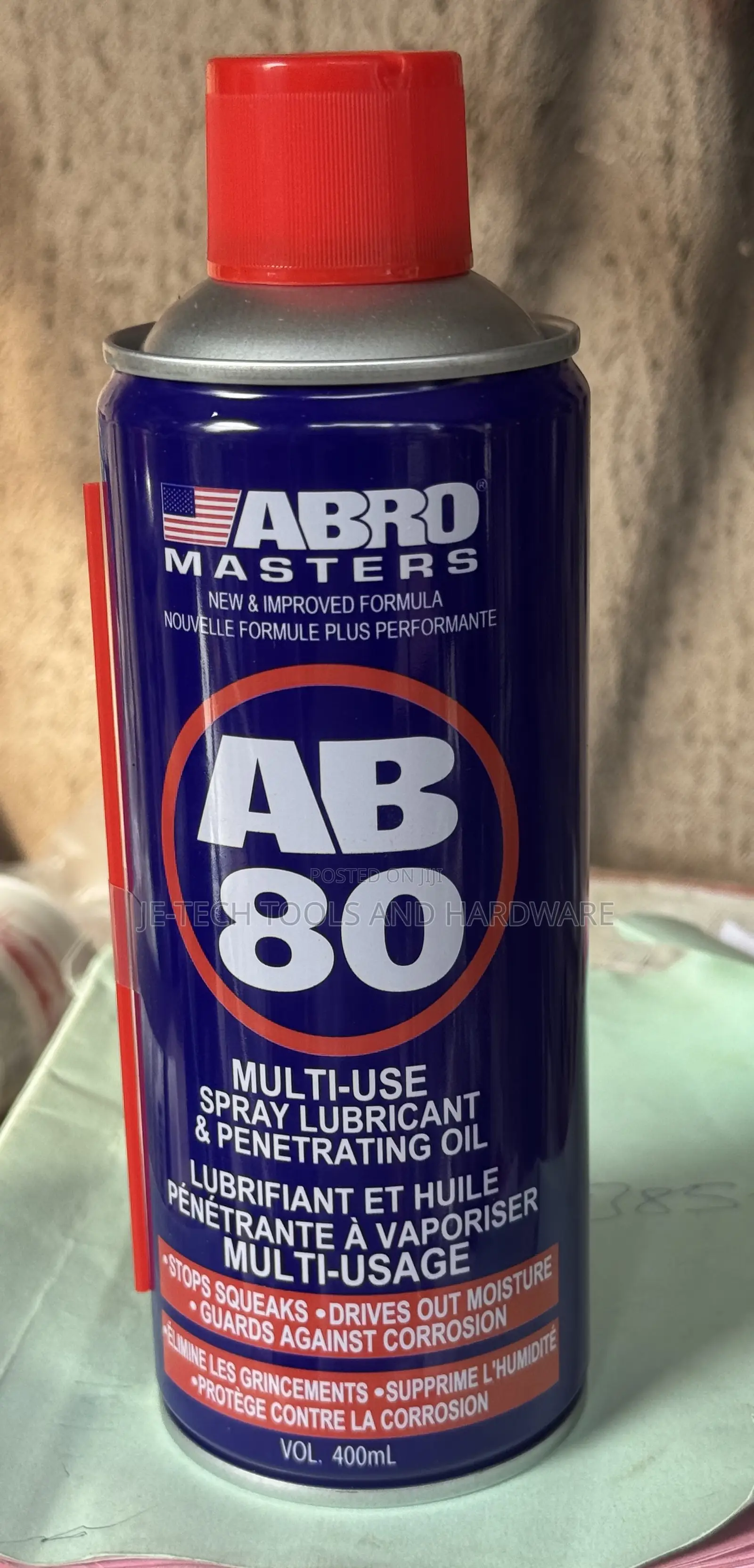Abro Masters Ab 80 Multi-use Spray Lubricant & Penetrating Oil.
