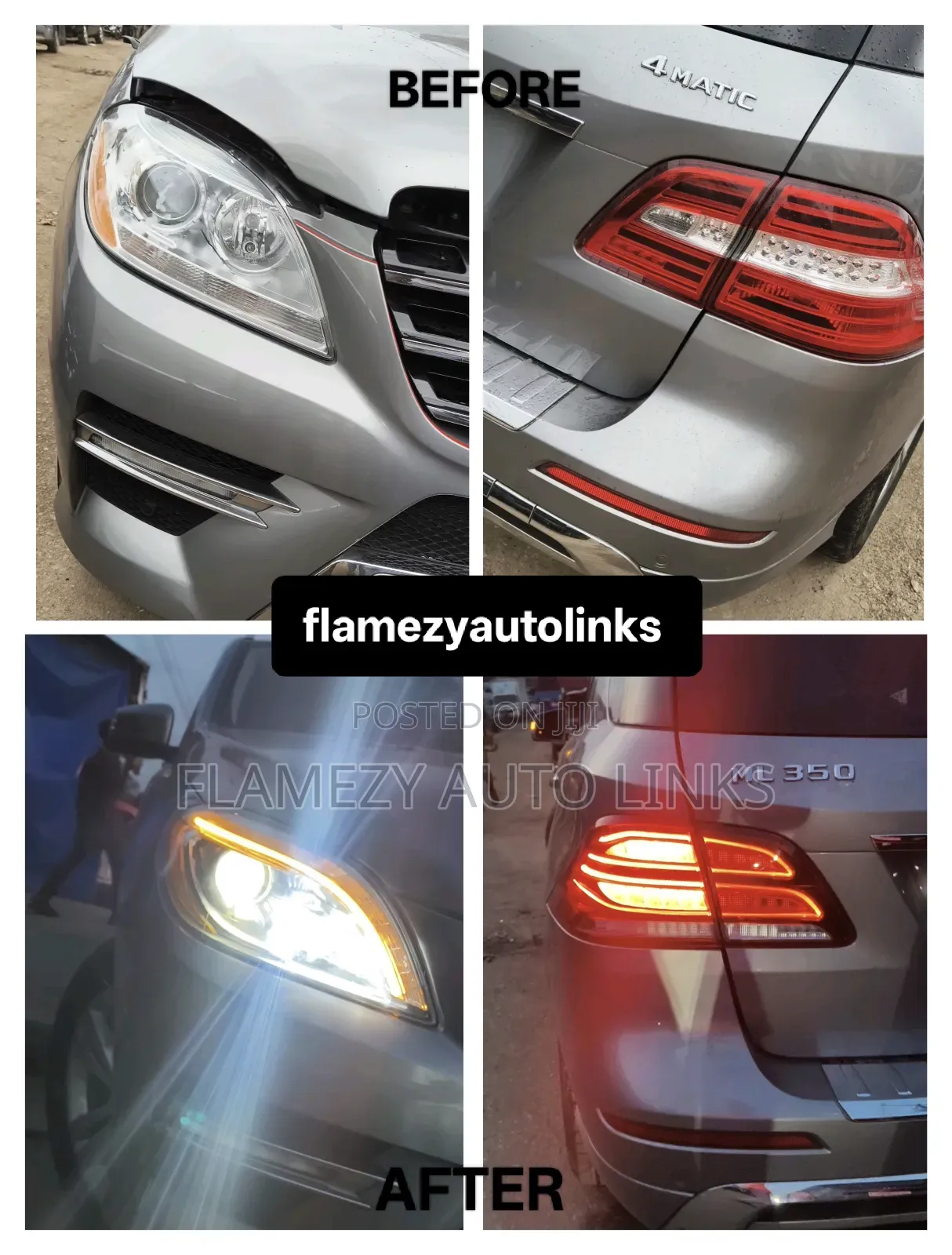 Ml350 Charger Headlamp And Rear Light Upgrade
