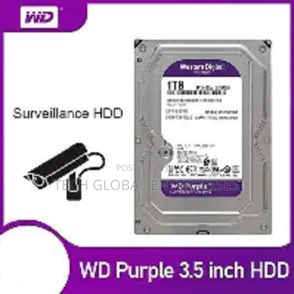 Western Digital 1tb Wd Purple Surveillance Internal Hard Drive HDD