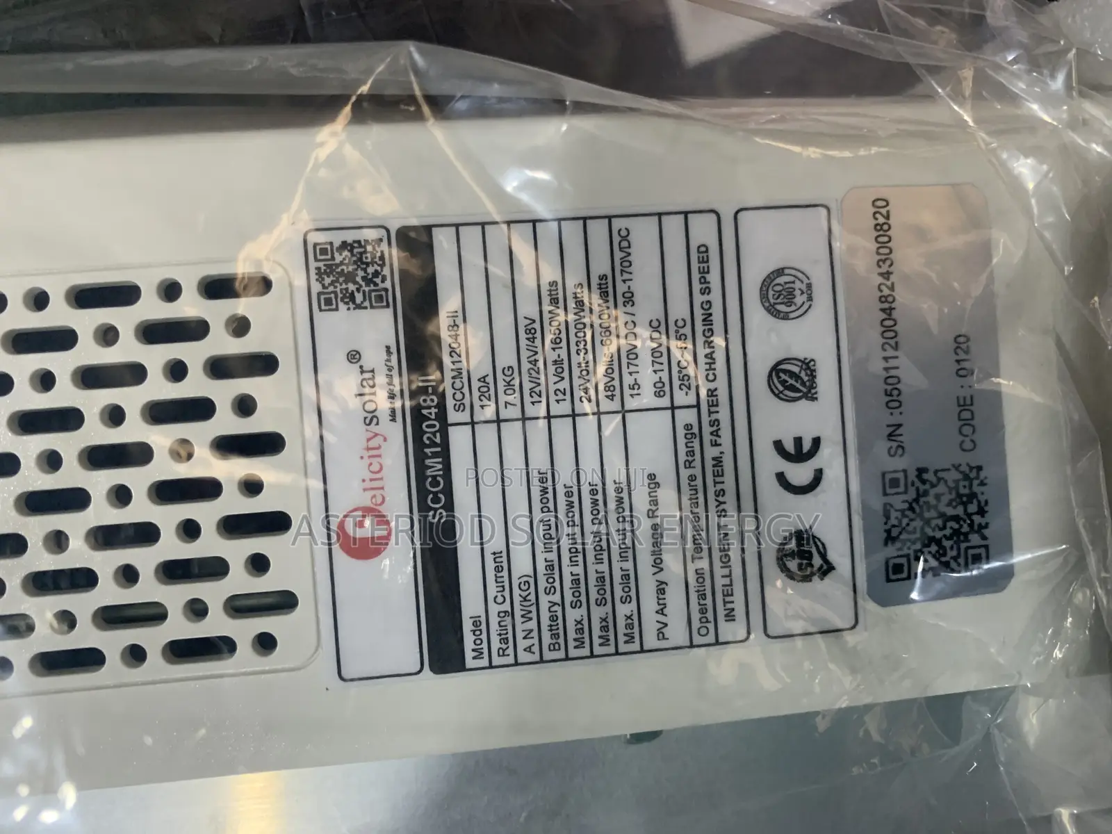 120amps 12,23,48volts Felicity Charger Controller