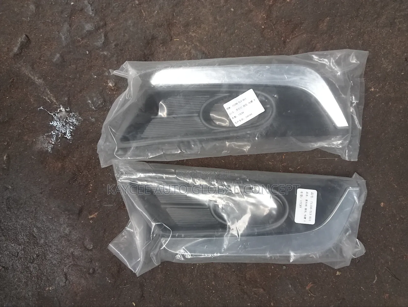 Fog Lamp Chromes Honda CRV 2018 Model Both Sides