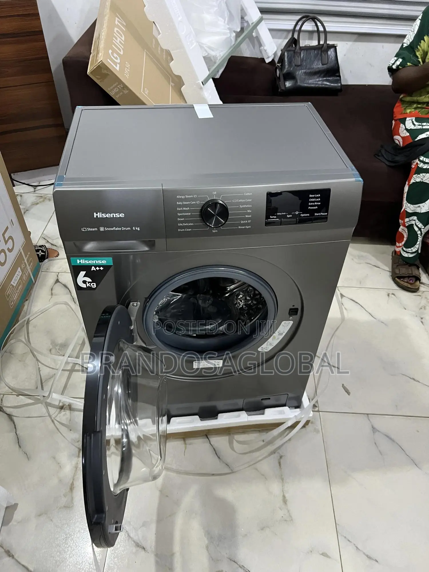 Hisense 6kg Automatic Washer – Front Load, Compact Design