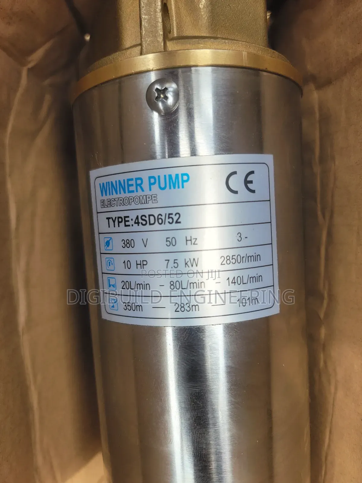 10hp Winner Submersible Pump