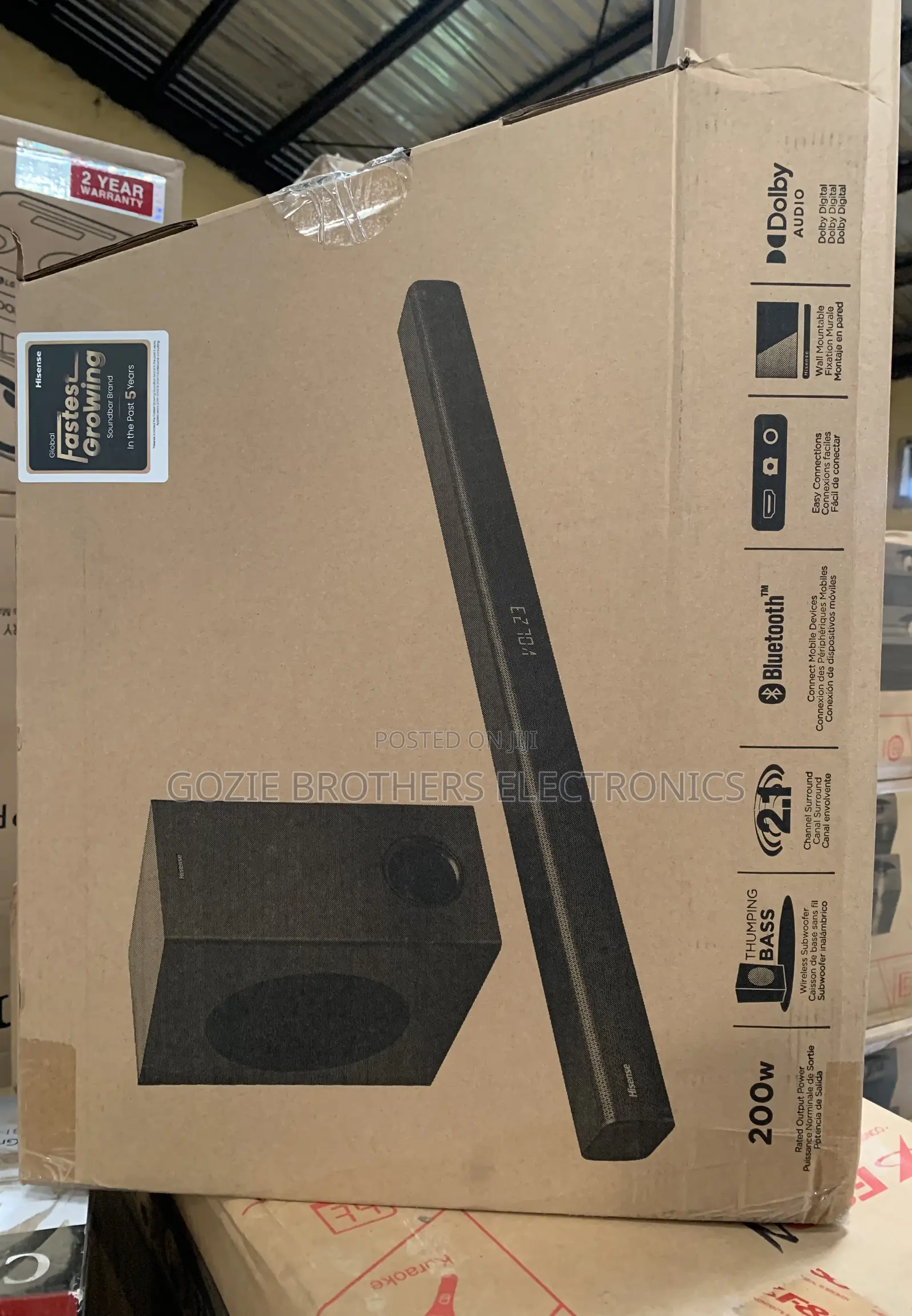Hisense Sound Bar Speaker 200 Watts