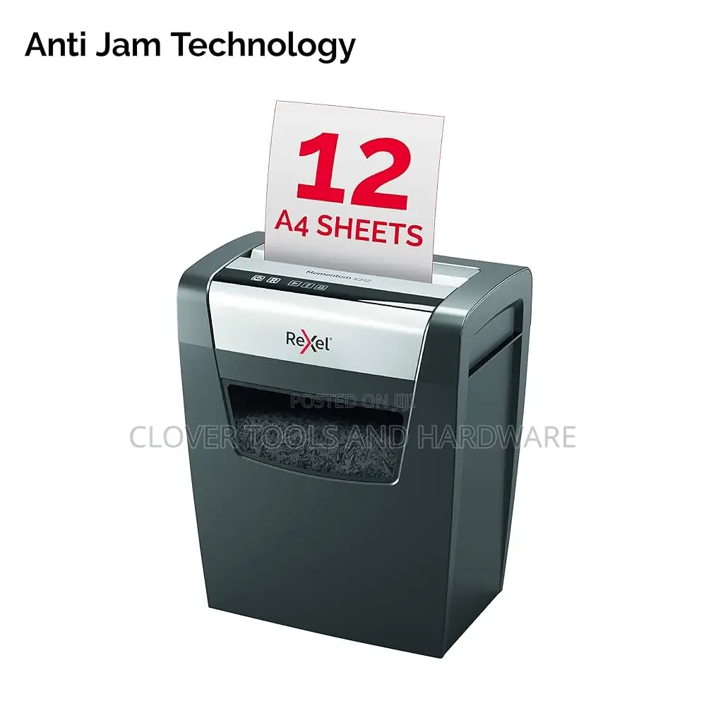 Rexel Momentum X312-Sl Slimline Cross-Cut Paper Shredder