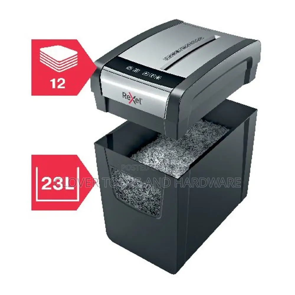 Rexel Momentum X312-Sl Slimline Cross-Cut Paper Shredder
