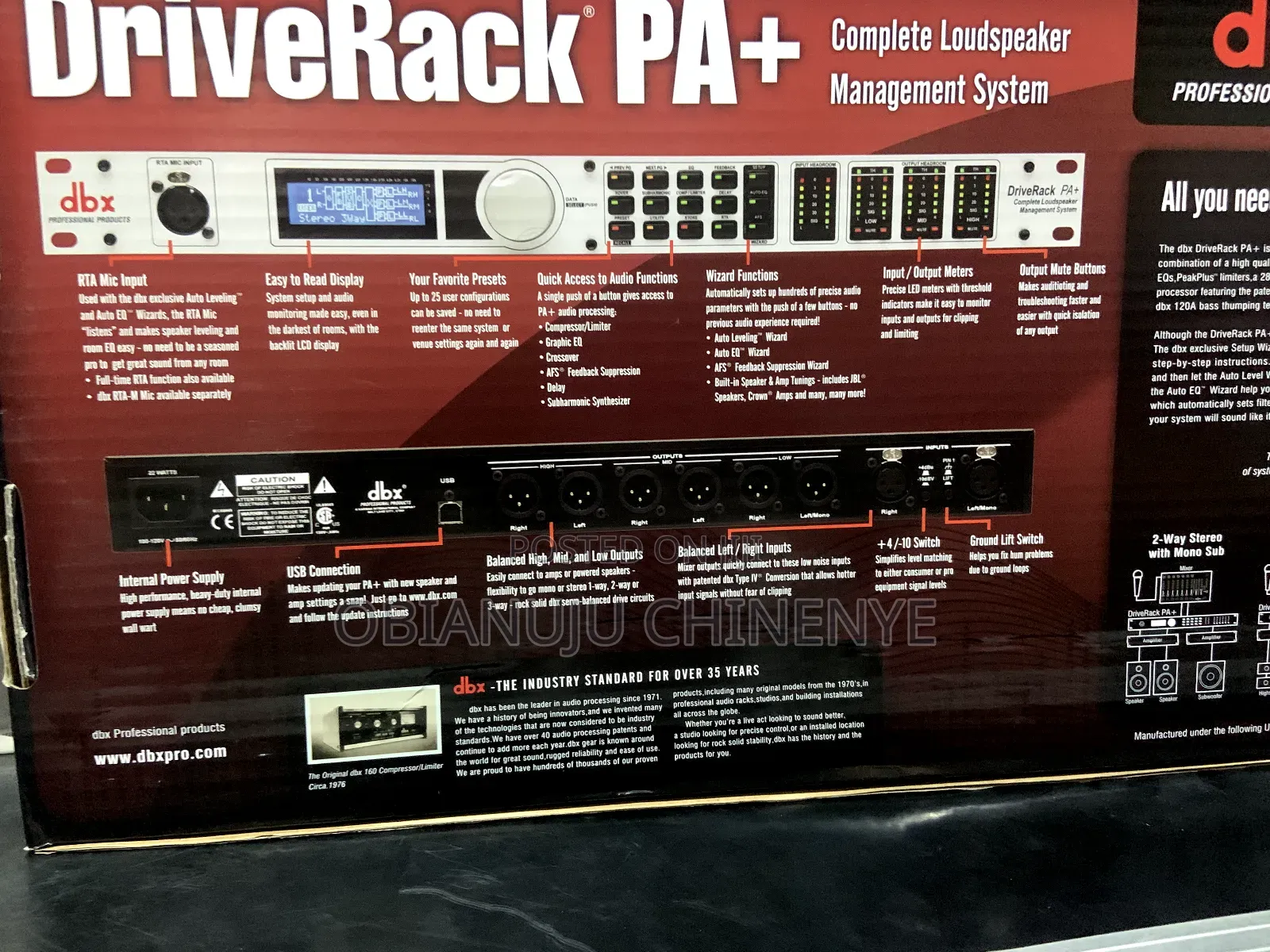 DBX Driverack Pa+ Loudspeaker Management System