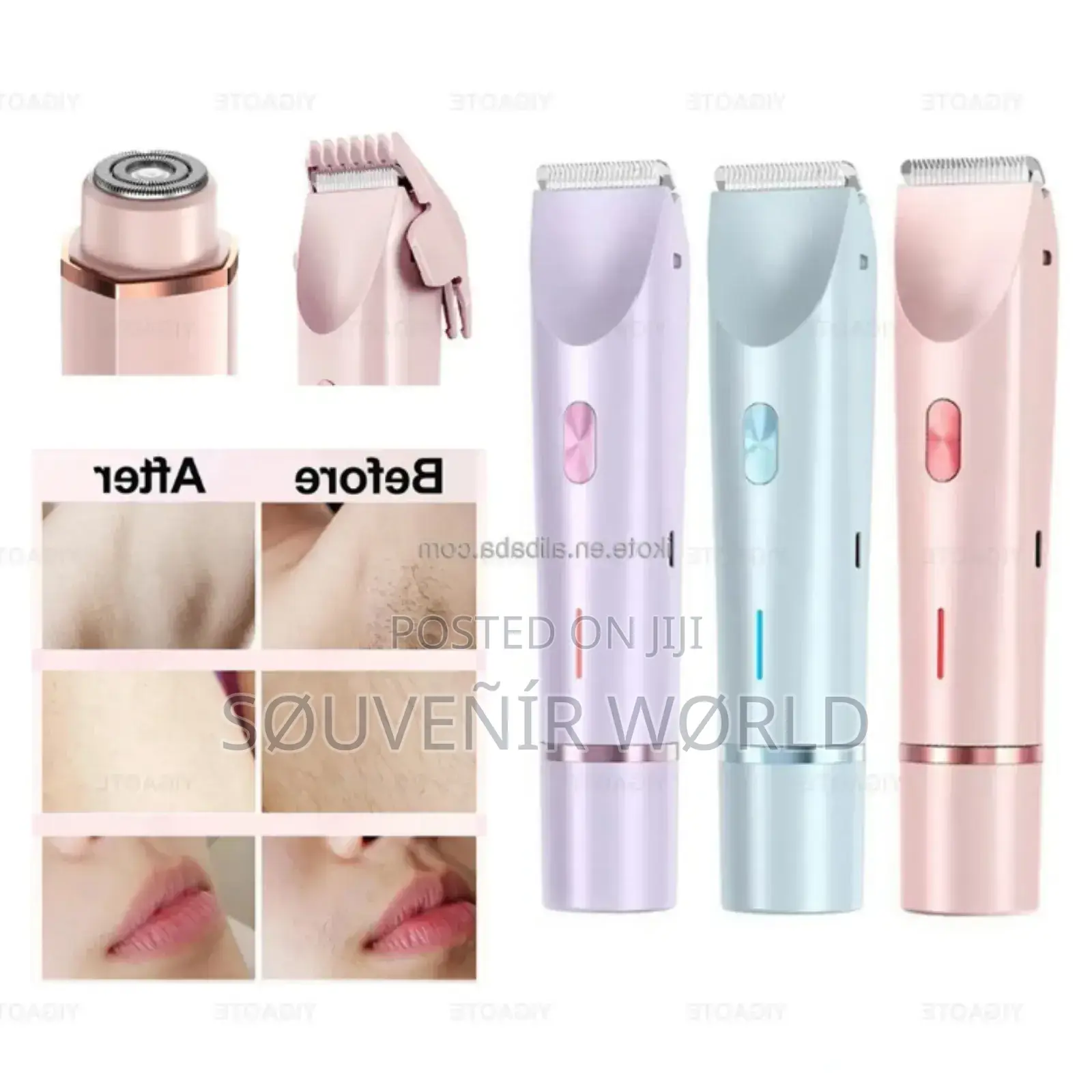 Waterproof Electric Shaver for Women Wet Dry