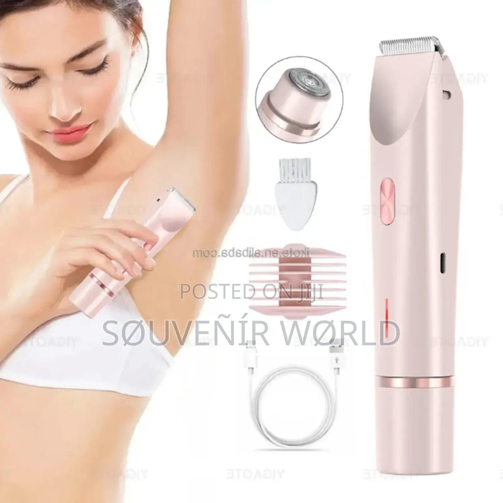 Waterproof Electric Shaver for Women Wet Dry