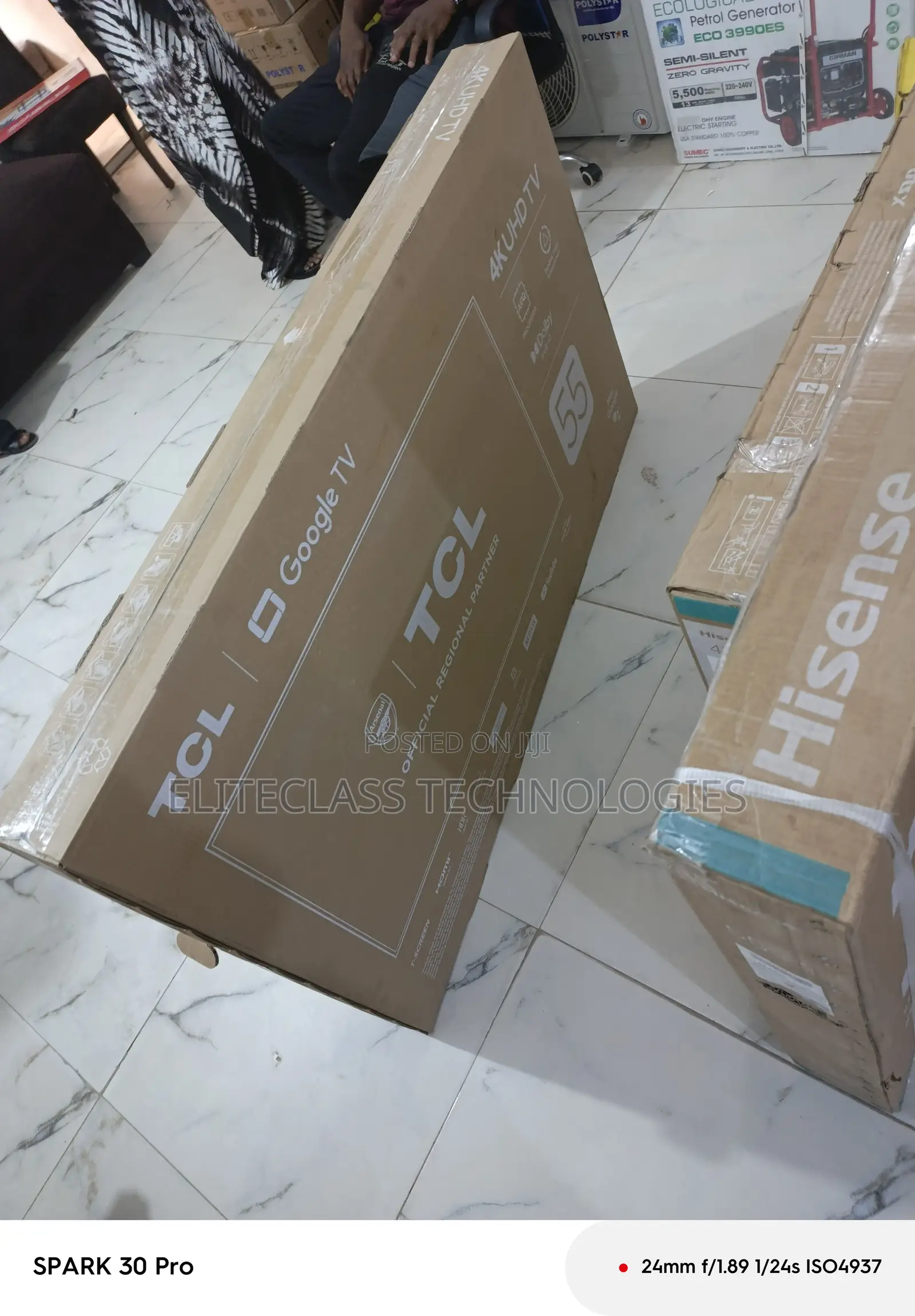 Glow TCL 55′′ Uhd Google Tv (55p635)