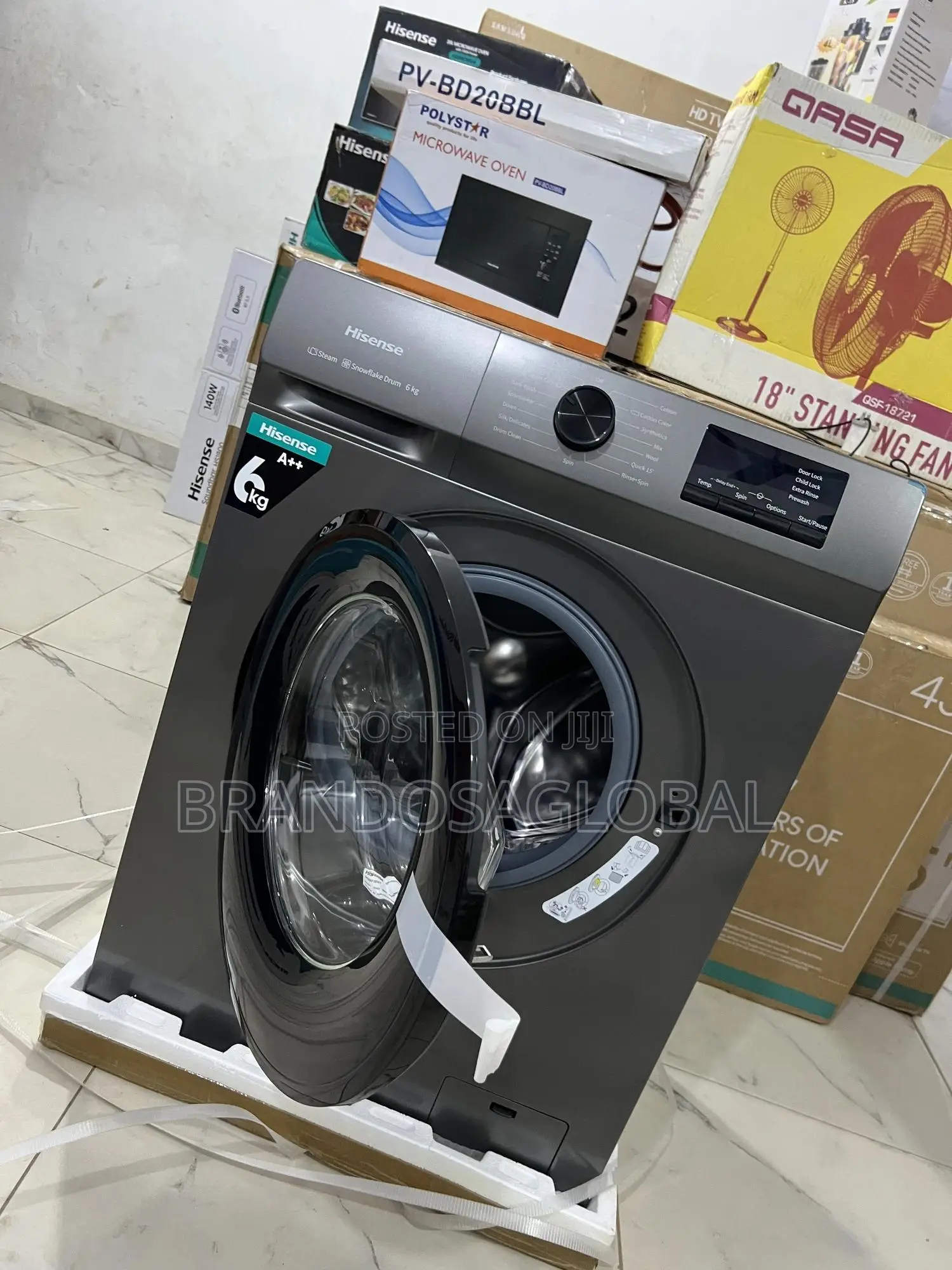 Hisense 6kg Washer – Quick Wash Feature, Front Load