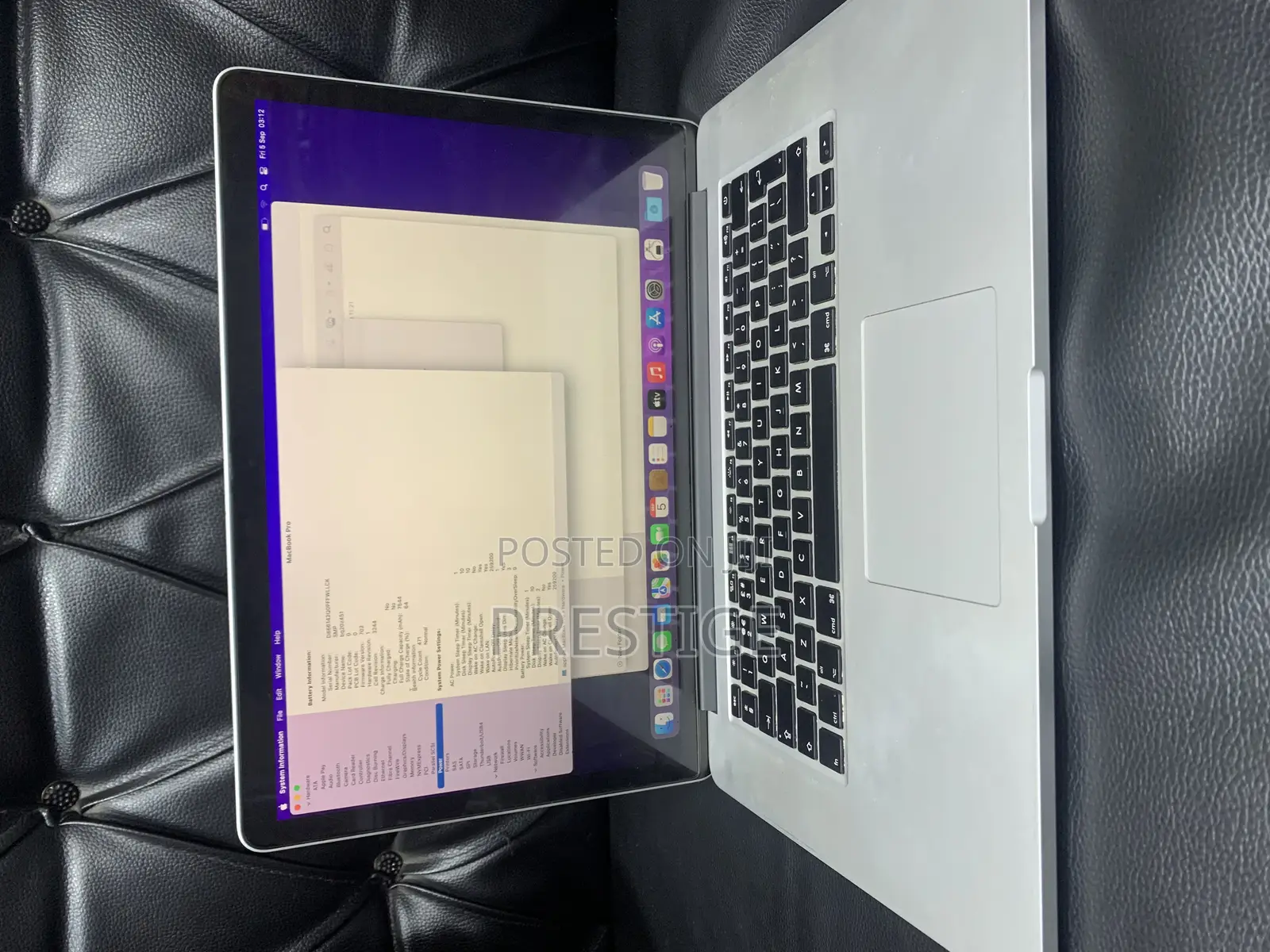 Laptop Apple MacBook Pro 2015 16GB Intel Core I7 SSD 512GB