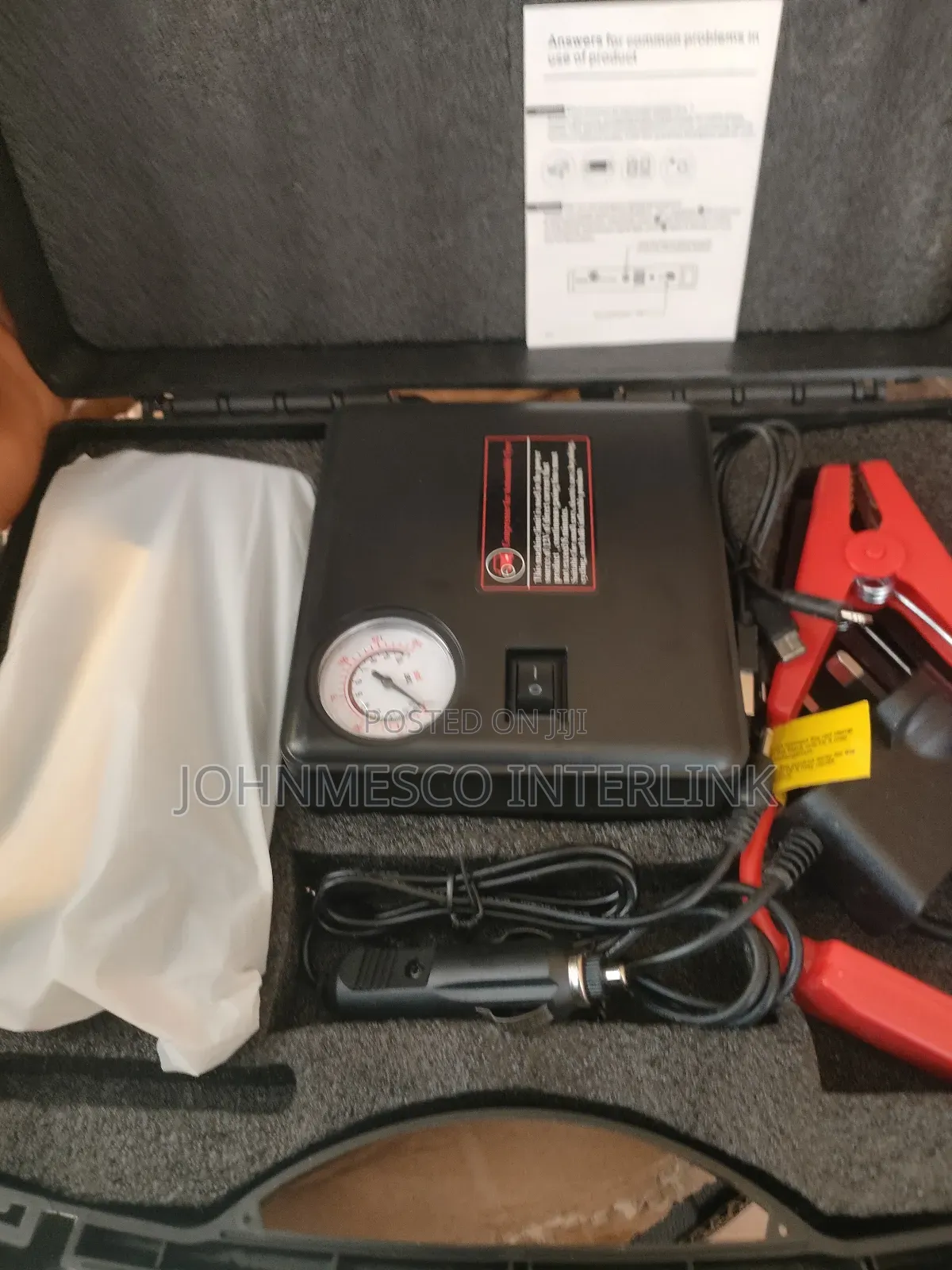 Car Multipurpose Jumpstart and Pump