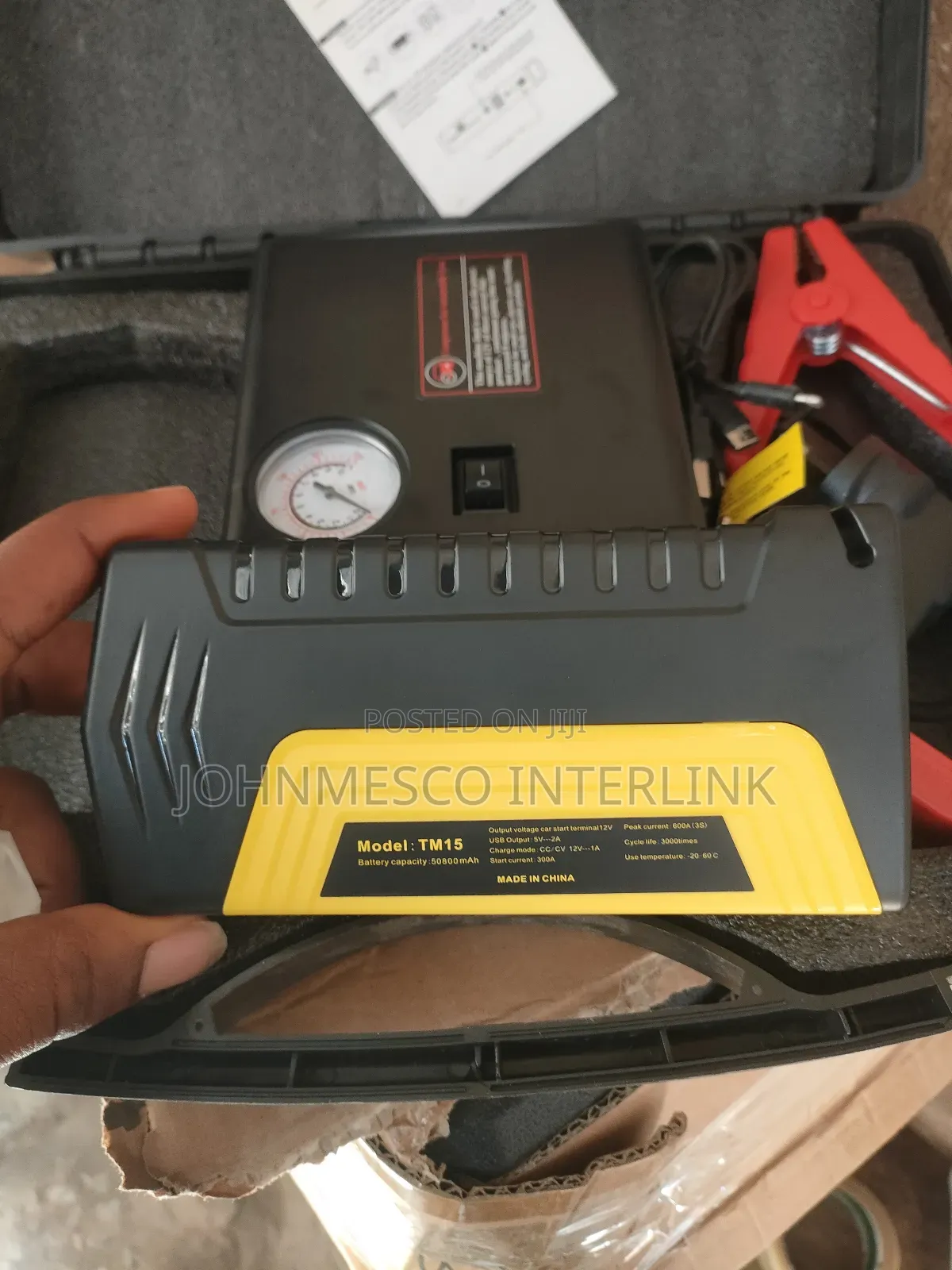 Car Multipurpose Jumpstart and Pump