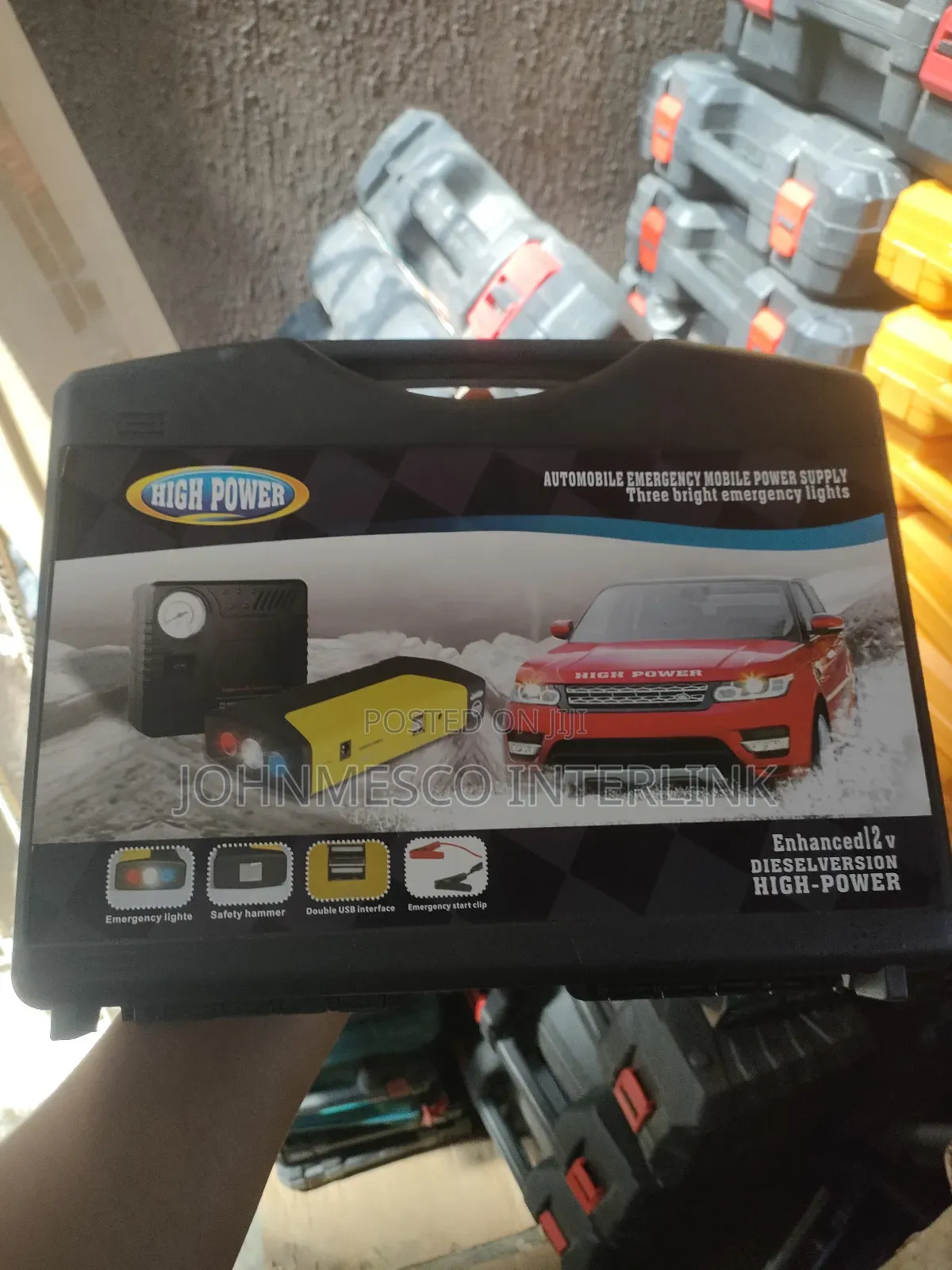 Car Multipurpose Jumpstart and Pump