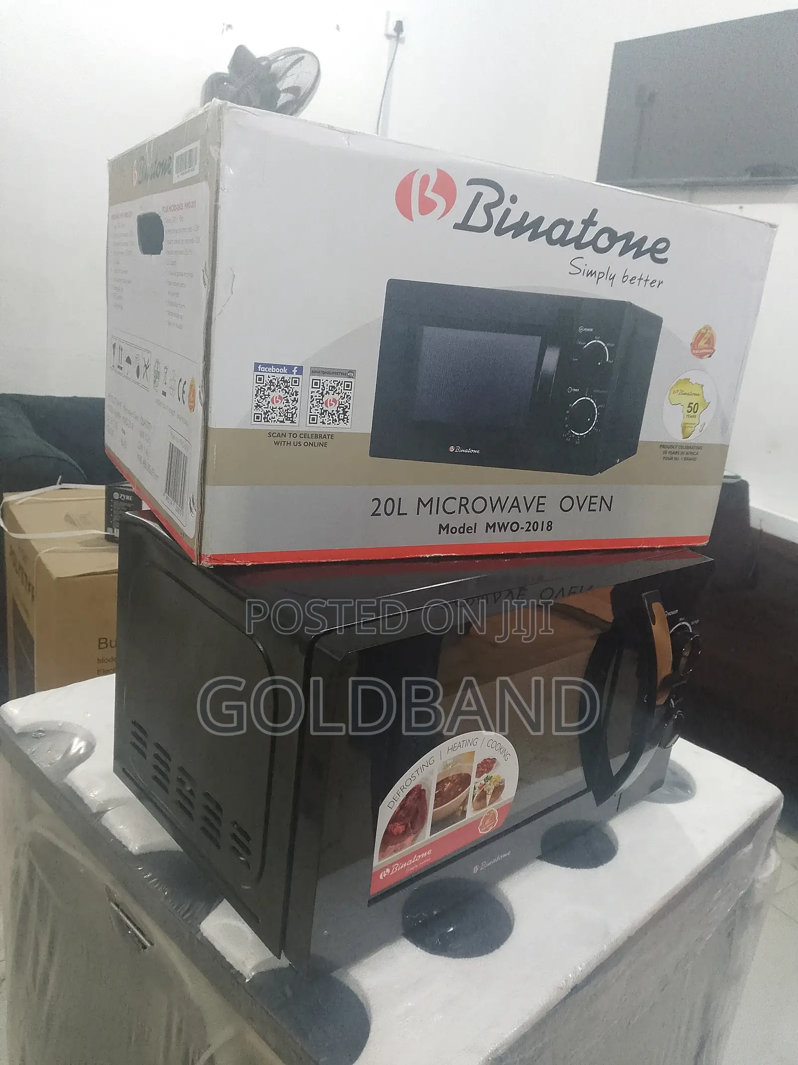 Binatone 20-Litre Microwave – Sleek Design, Fast Heating