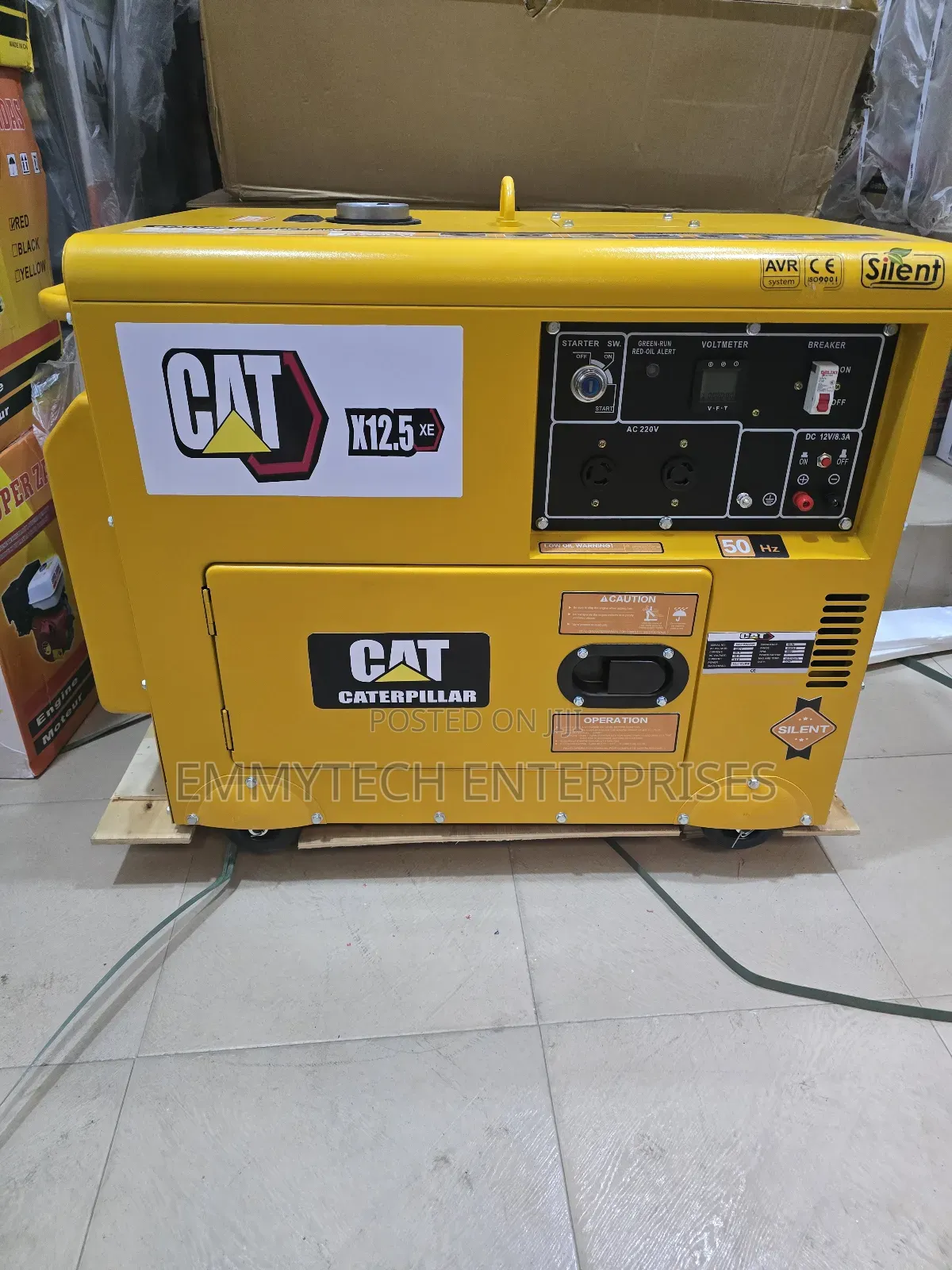 < 12kva> Cat Diesel Soundproof Gen 100% Copper Coil