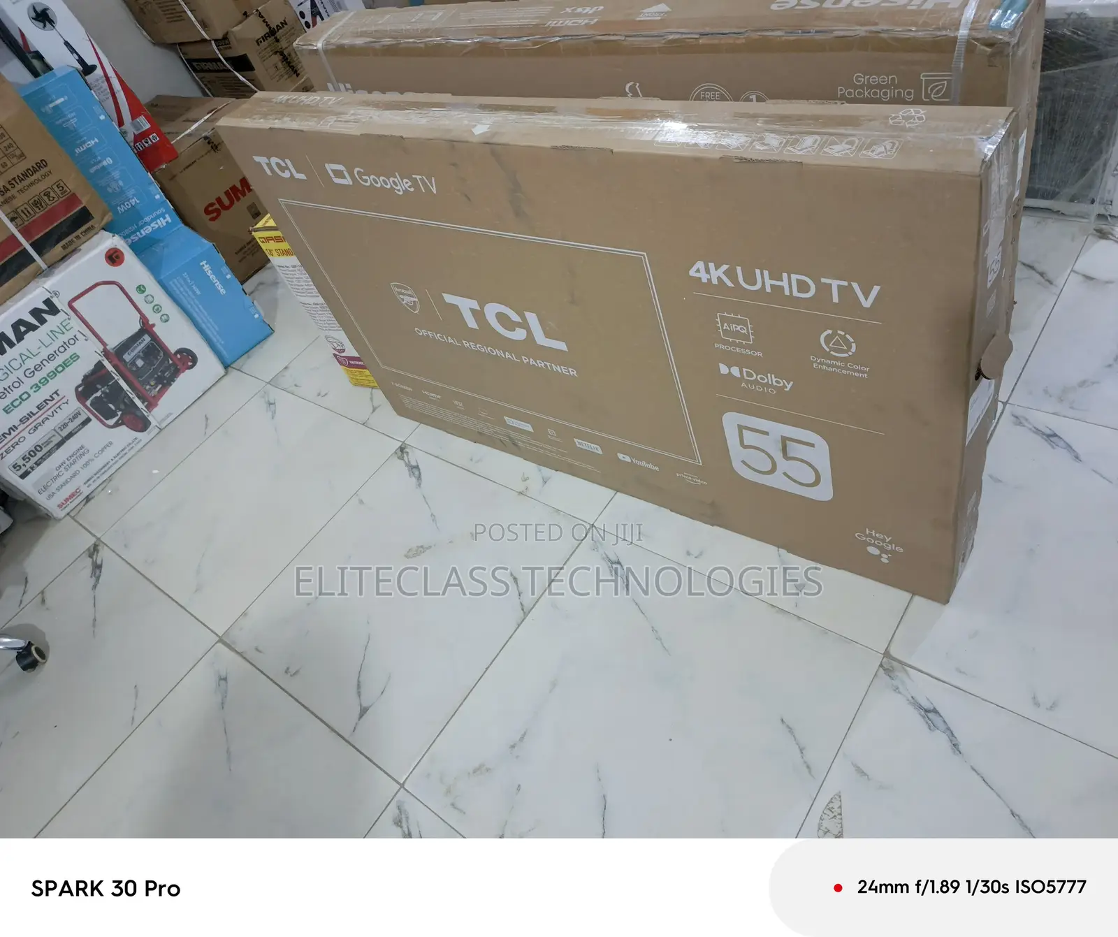 Gloam TCL 55′′ Uhd Google Tv (55p635)