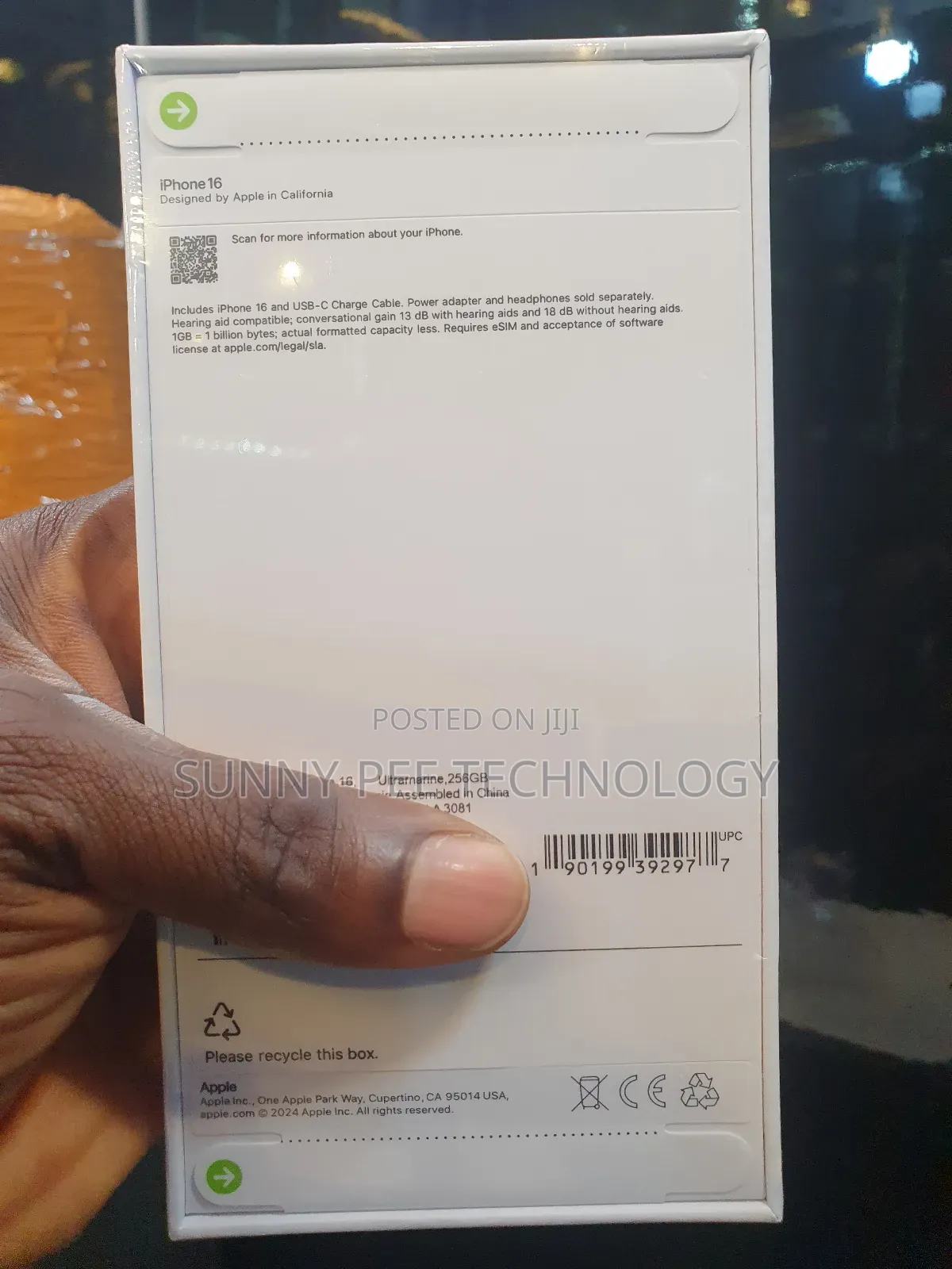 New Apple iPhone 16 256 GB