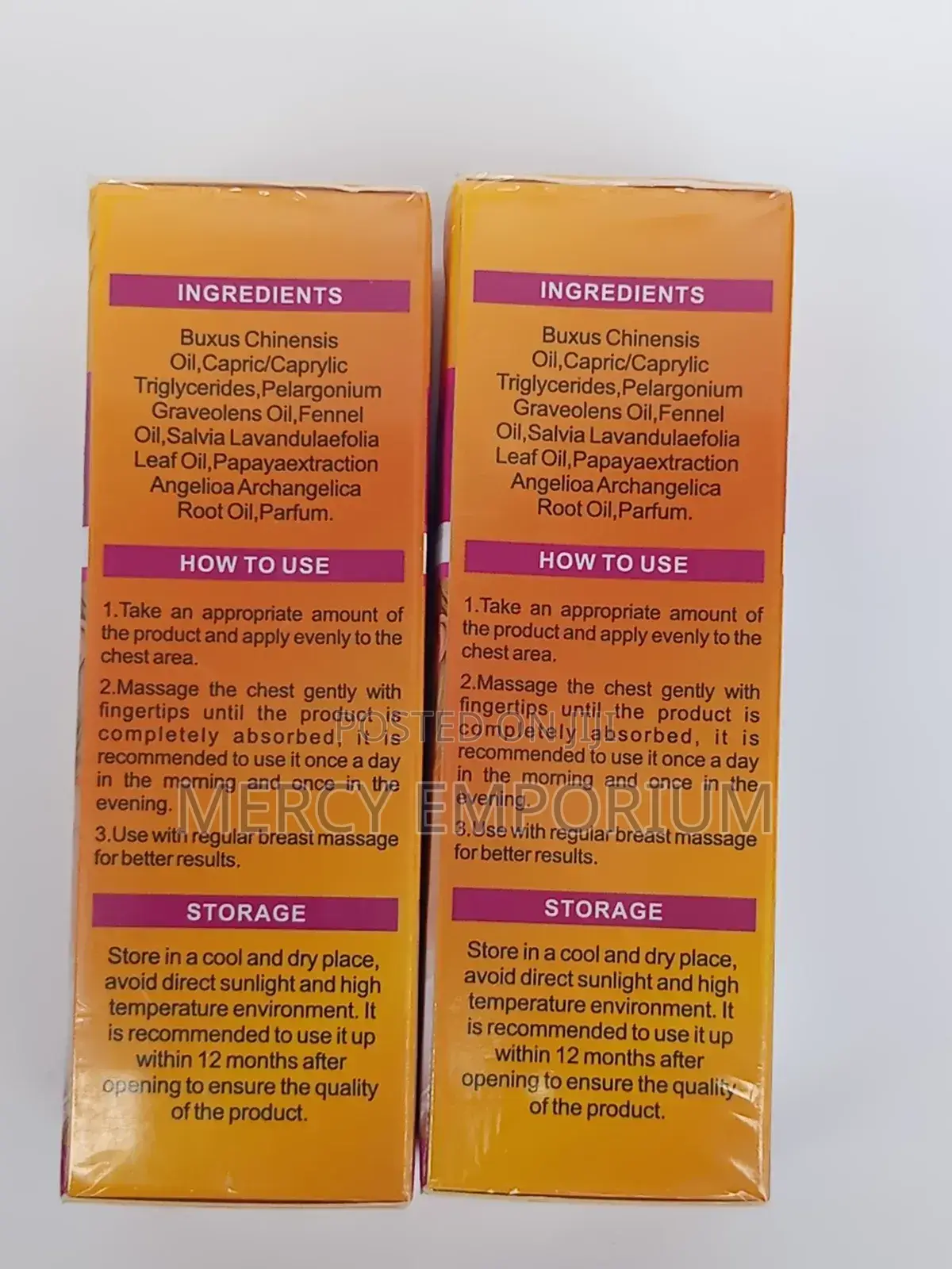 Breast Enlargement Oil