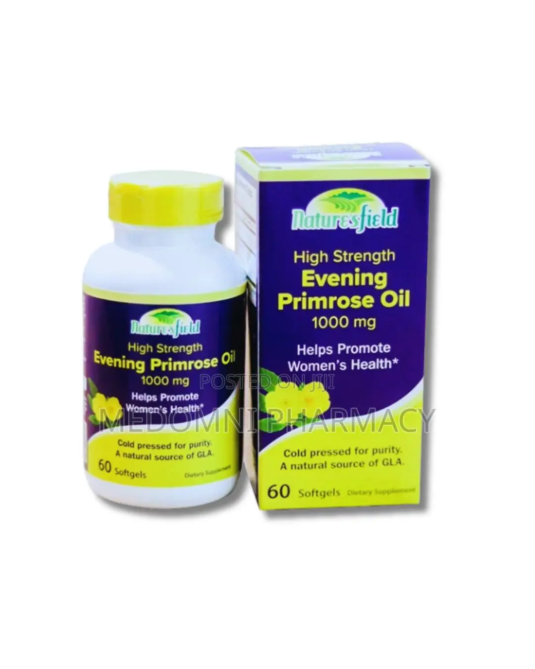 Nature’S Field Highstrength Evening Primrose Oil 1000 Mg - 60 Softgels