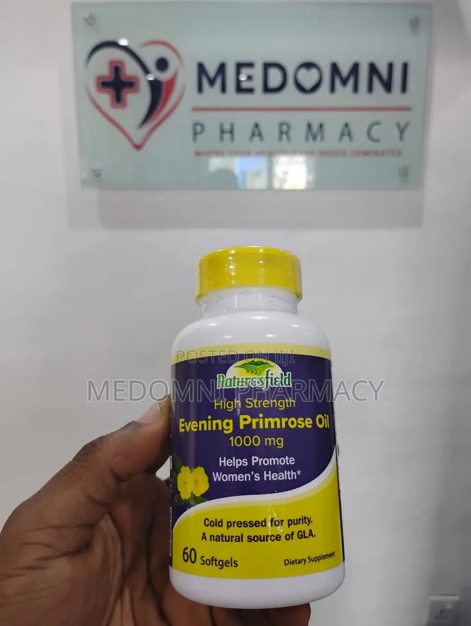 Nature’S Field Highstrength Evening Primrose Oil 1000 Mg - 60 Softgels
