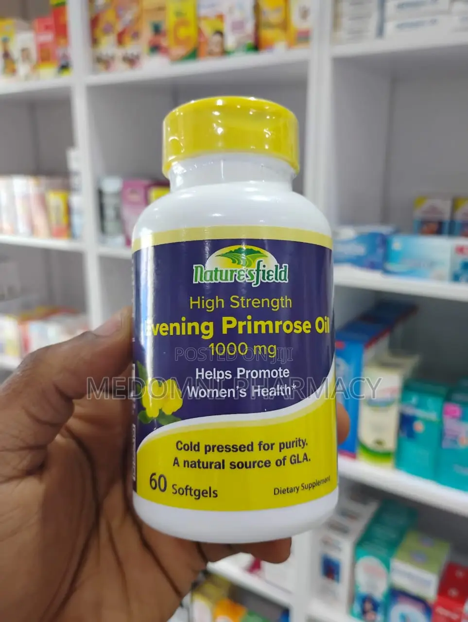 Nature’S Field Highstrength Evening Primrose Oil 1000 Mg - 60 Softgels