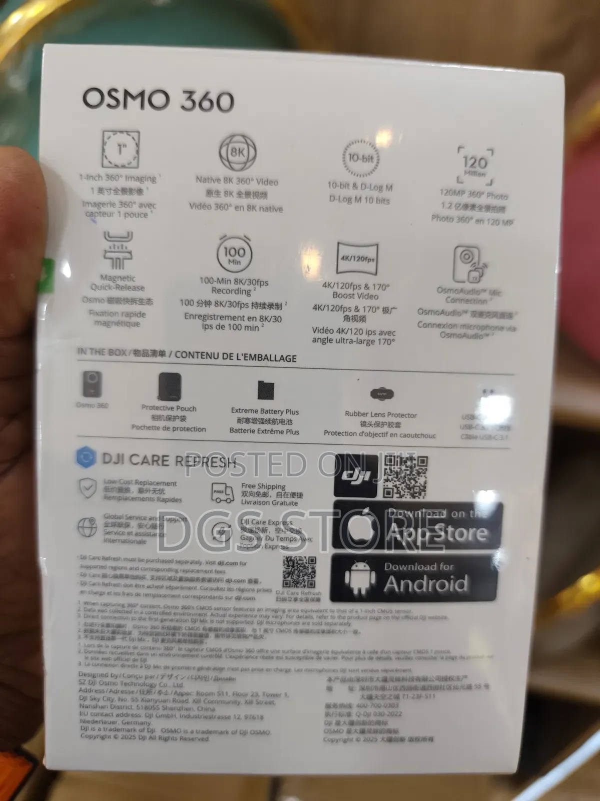Dji Osmo 360 Standard Combo Camera (2025)