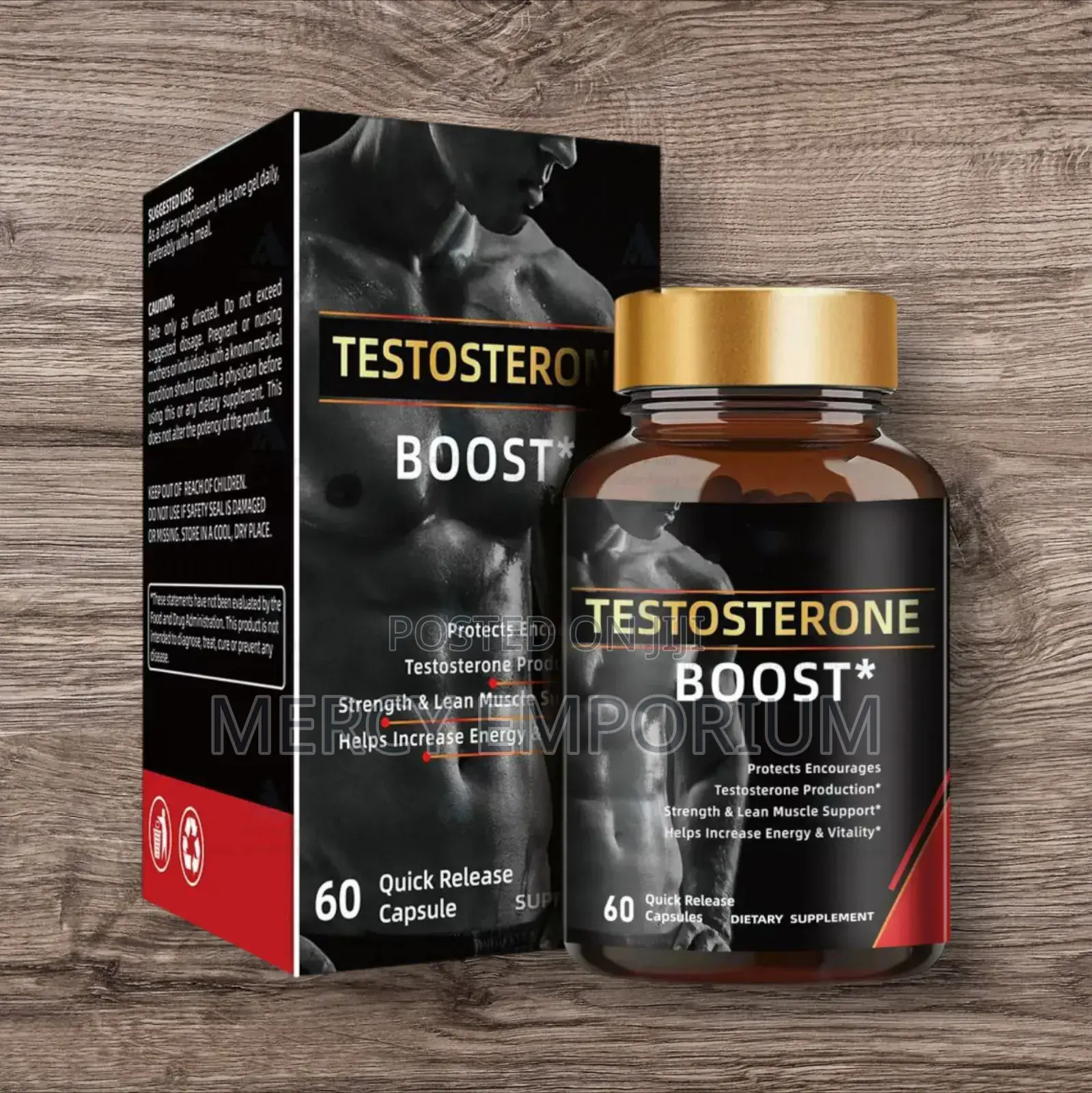 Testosterone Boost Supplement for Energy, Muscle Sexual Performance