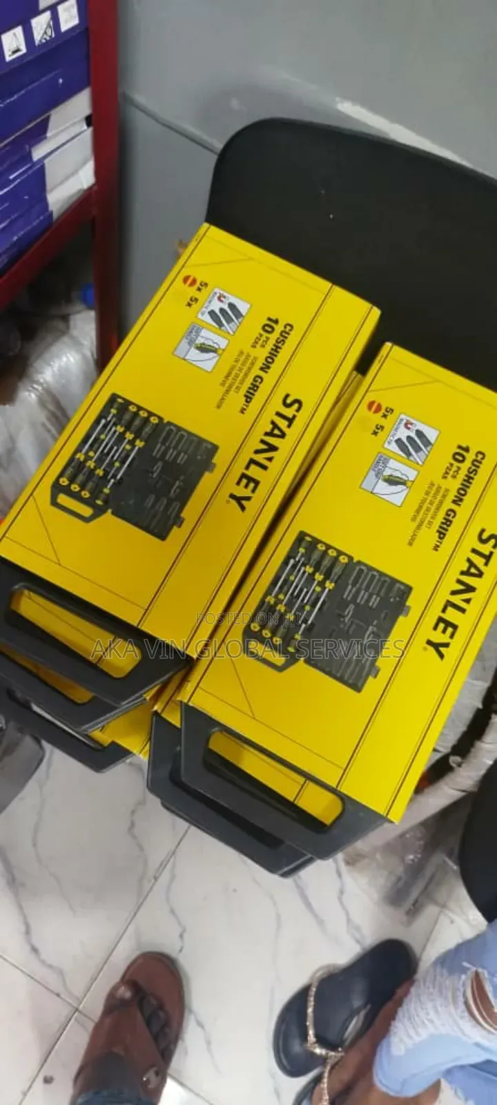 Stanley Cushion Griptm Slotted Phillips Screwdriver Set (10 Pc)