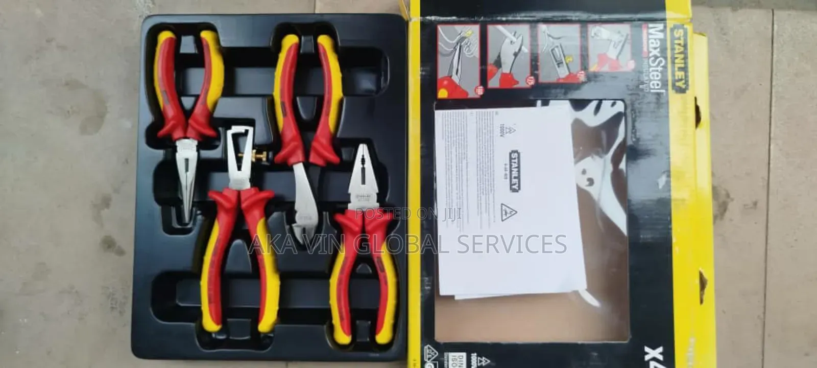 Stanley 4-84-489 Vde Pliers Set 4-Piece