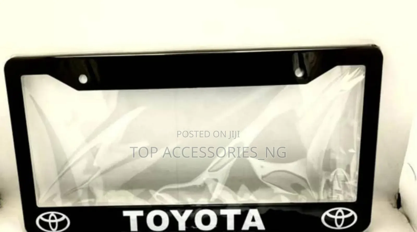 Toyota Plate Number Frame